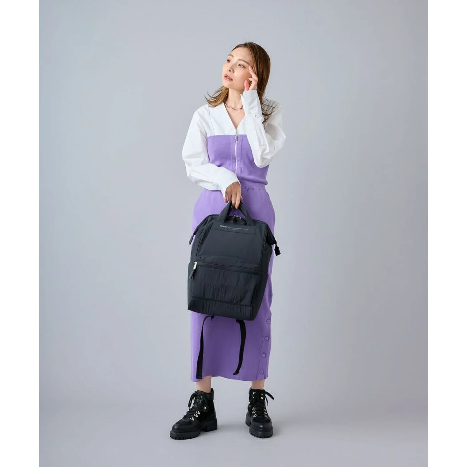 Anello Future Nostalgia Kuchigane Backpack Slim R - Image 41