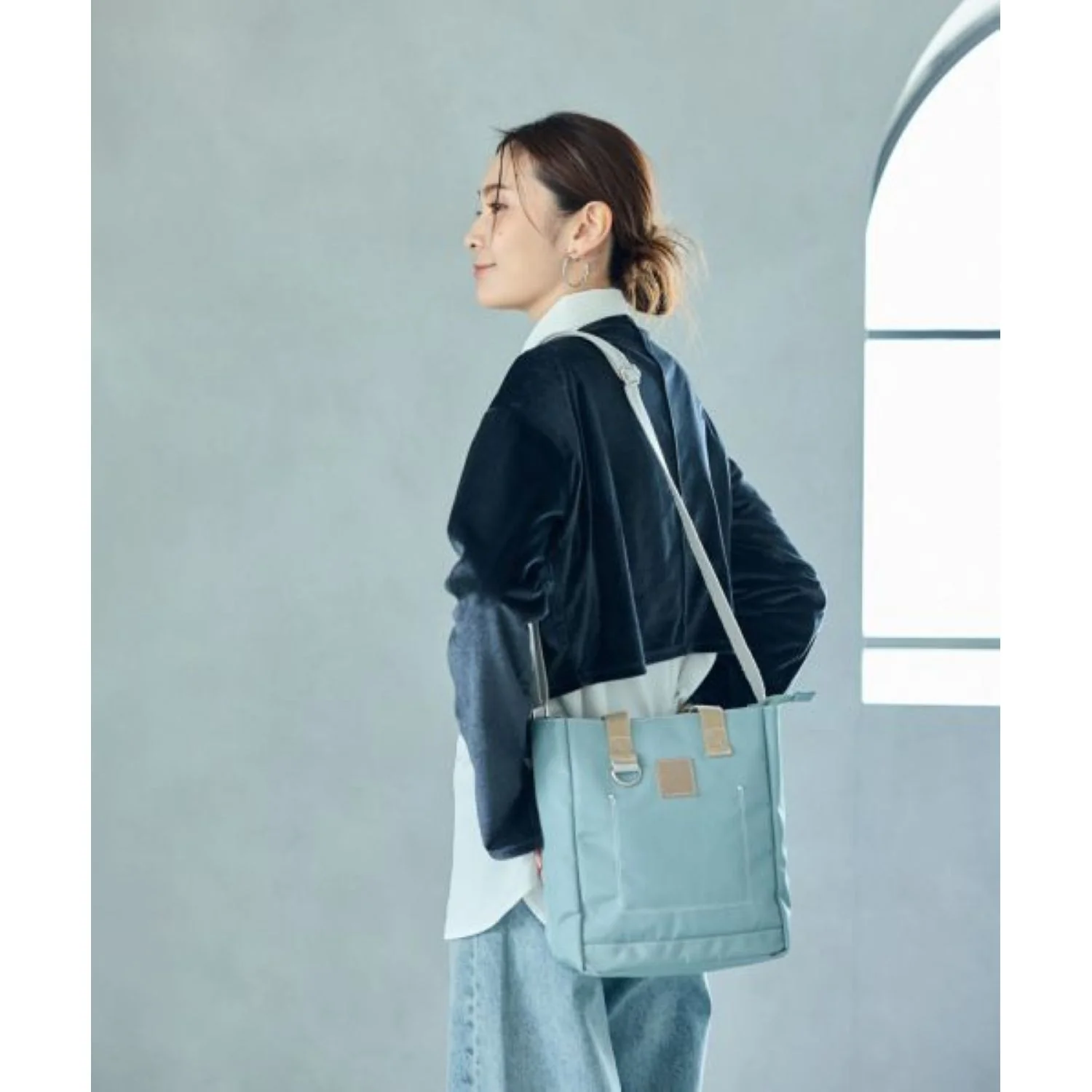 Anello Line 2Way Mini Tote Bag - Image 9