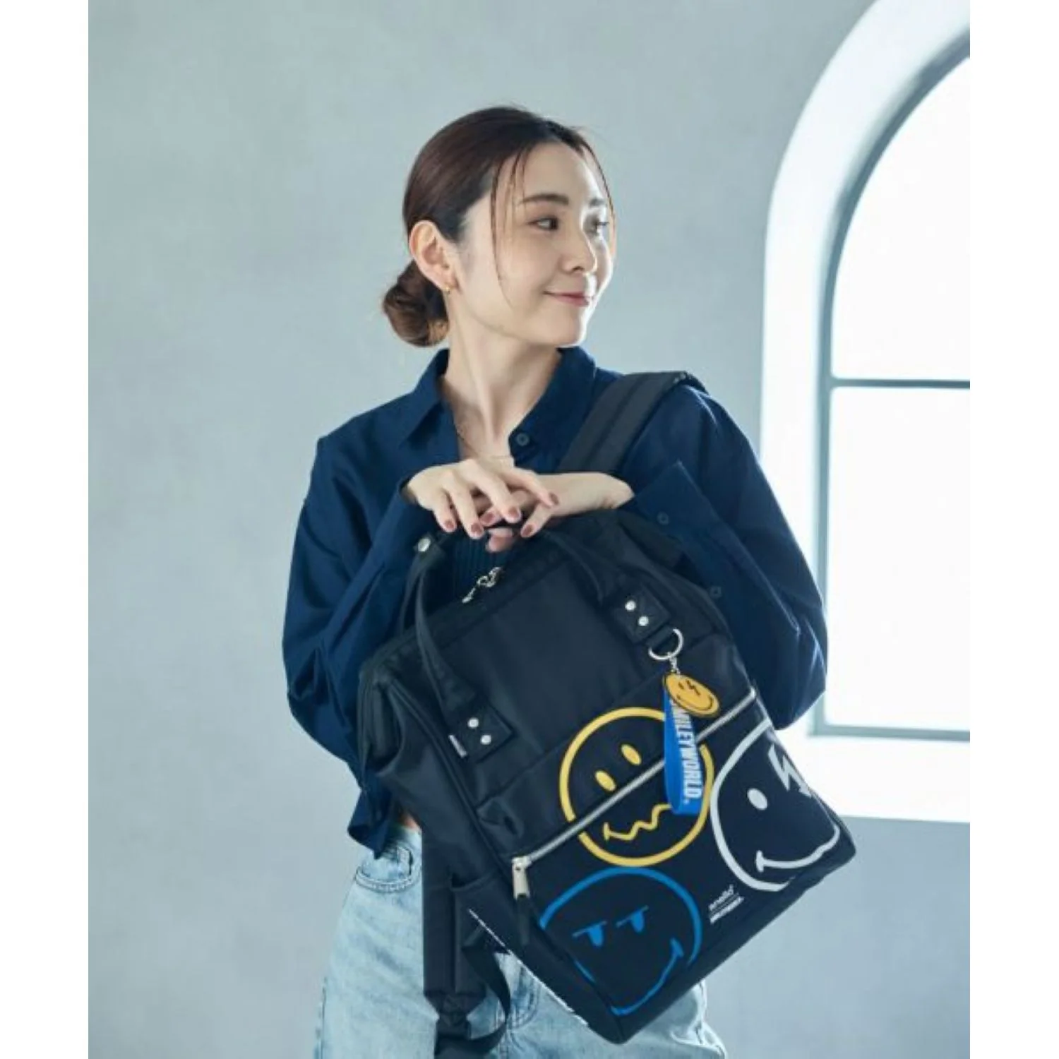 Anello SmileyWorld Charm Kuchigane Backpack Slim R - Image 49
