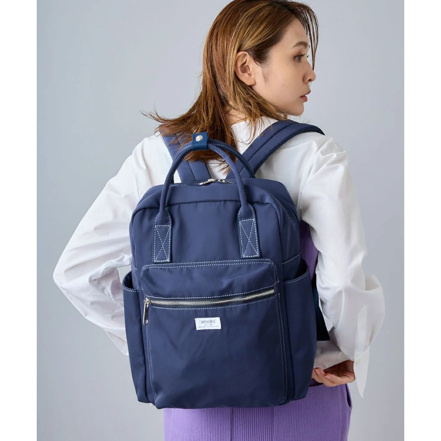Anello Town Squared Backpack - Image 3