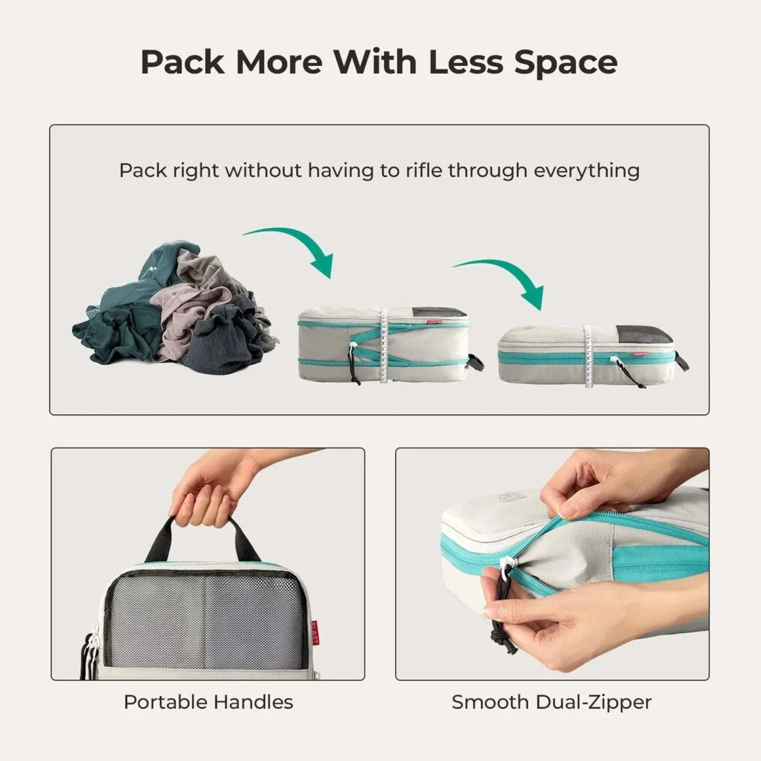 Bagsmart Blast 6-In-1 Compression Packing Cubes - Image 16