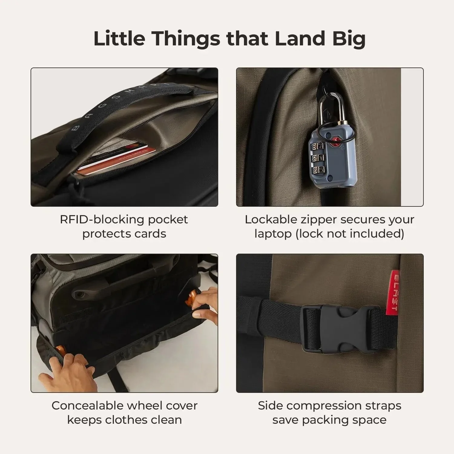 Bagsmart Blast Roller Backpack 43L - Image 30