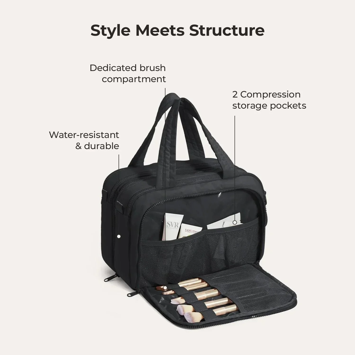 Bagsmart Crush Hanging Toiletry Bag - Image 4