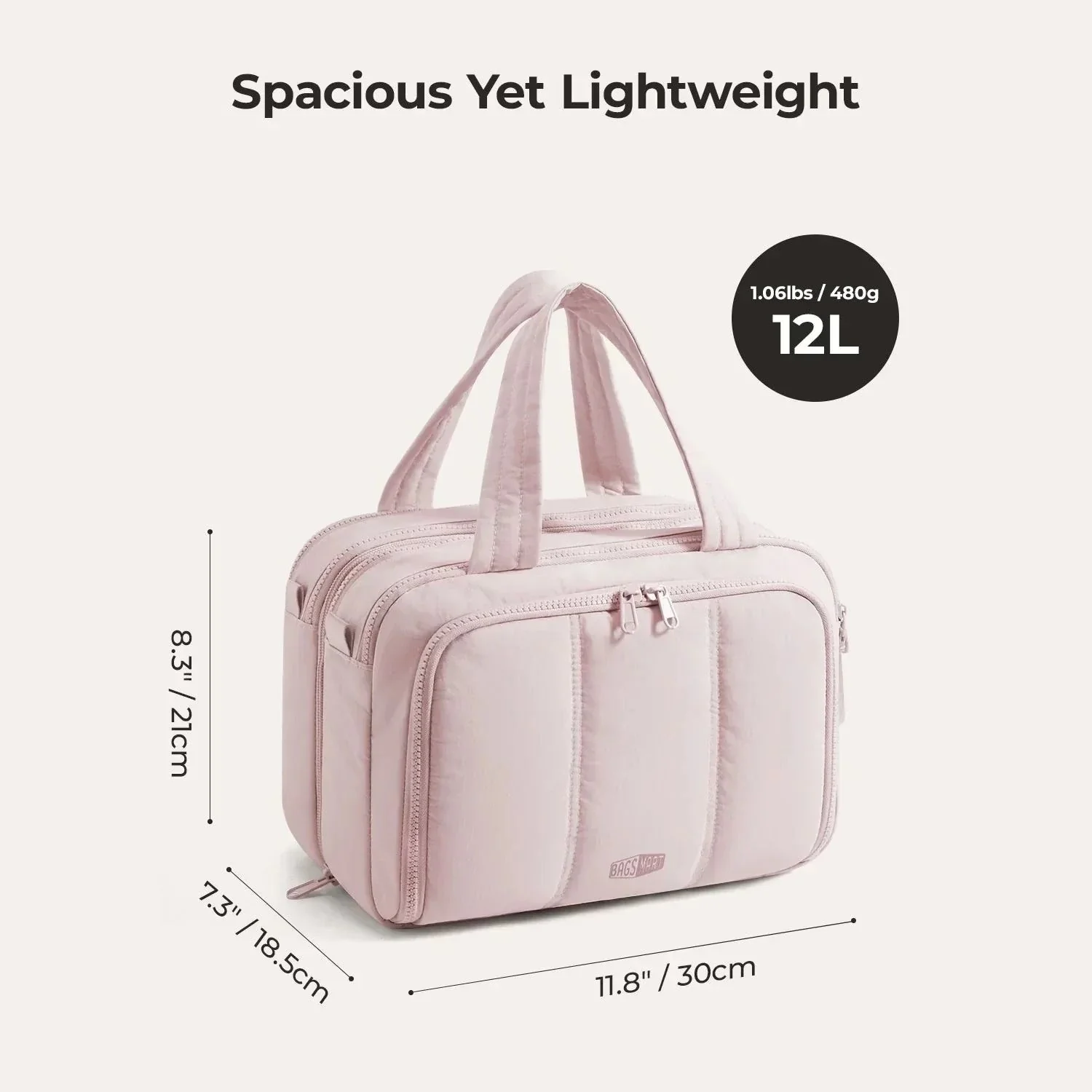 Bagsmart Crush Hanging Toiletry Bag - Image 47