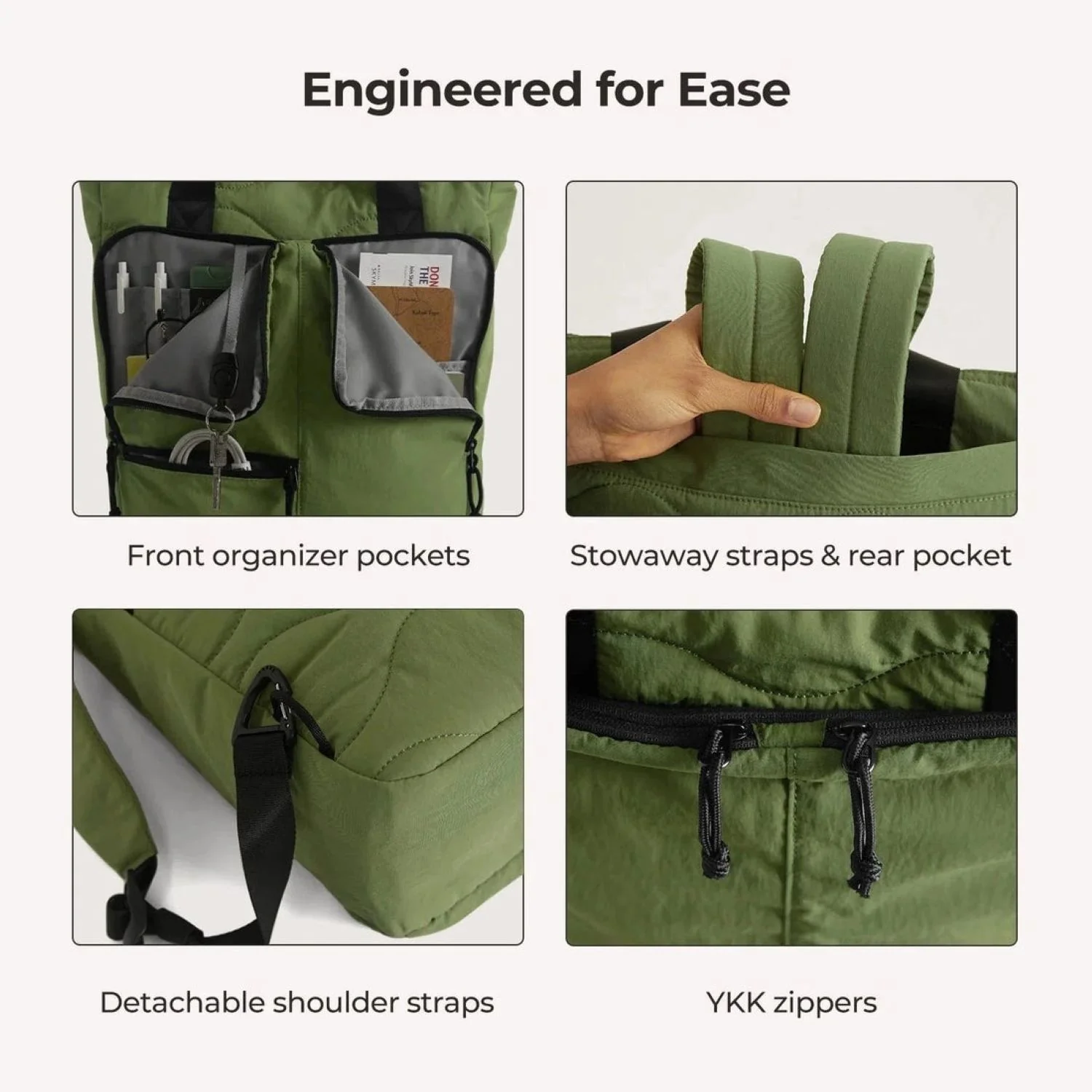 Bagsmart Paz Laptop Totepack 20L - Image 32
