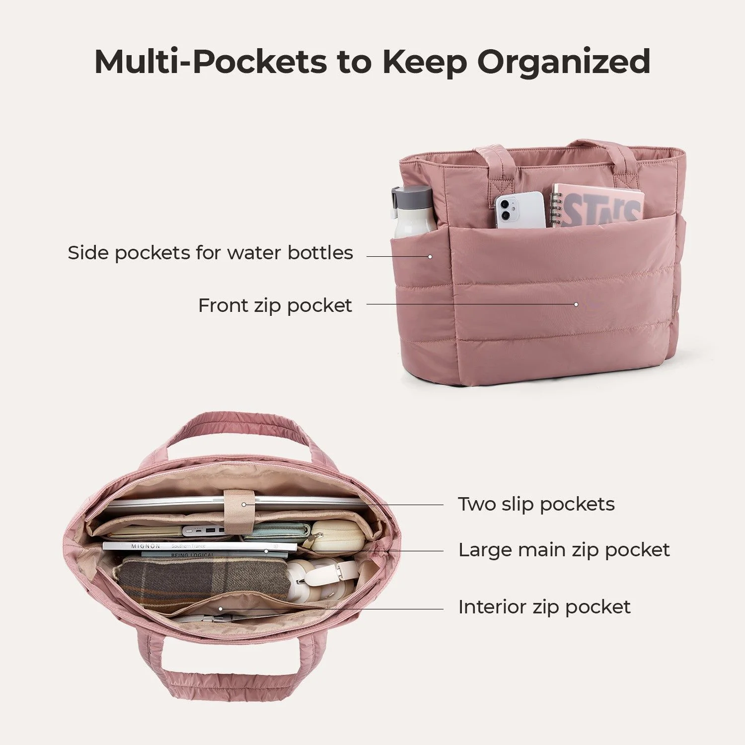 Bagsmart Zora Puffy Tote 20L - Image 17