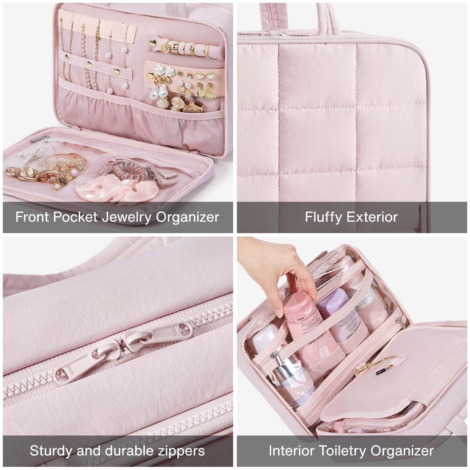 Bagsmart Zora Spacesaver Puffy Multi-Functional Toiletry Bag Medium - Image 14