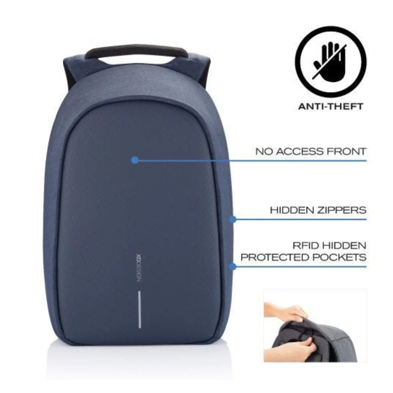 Bobby Hero Small Anti-Theft Backpack - Image 67