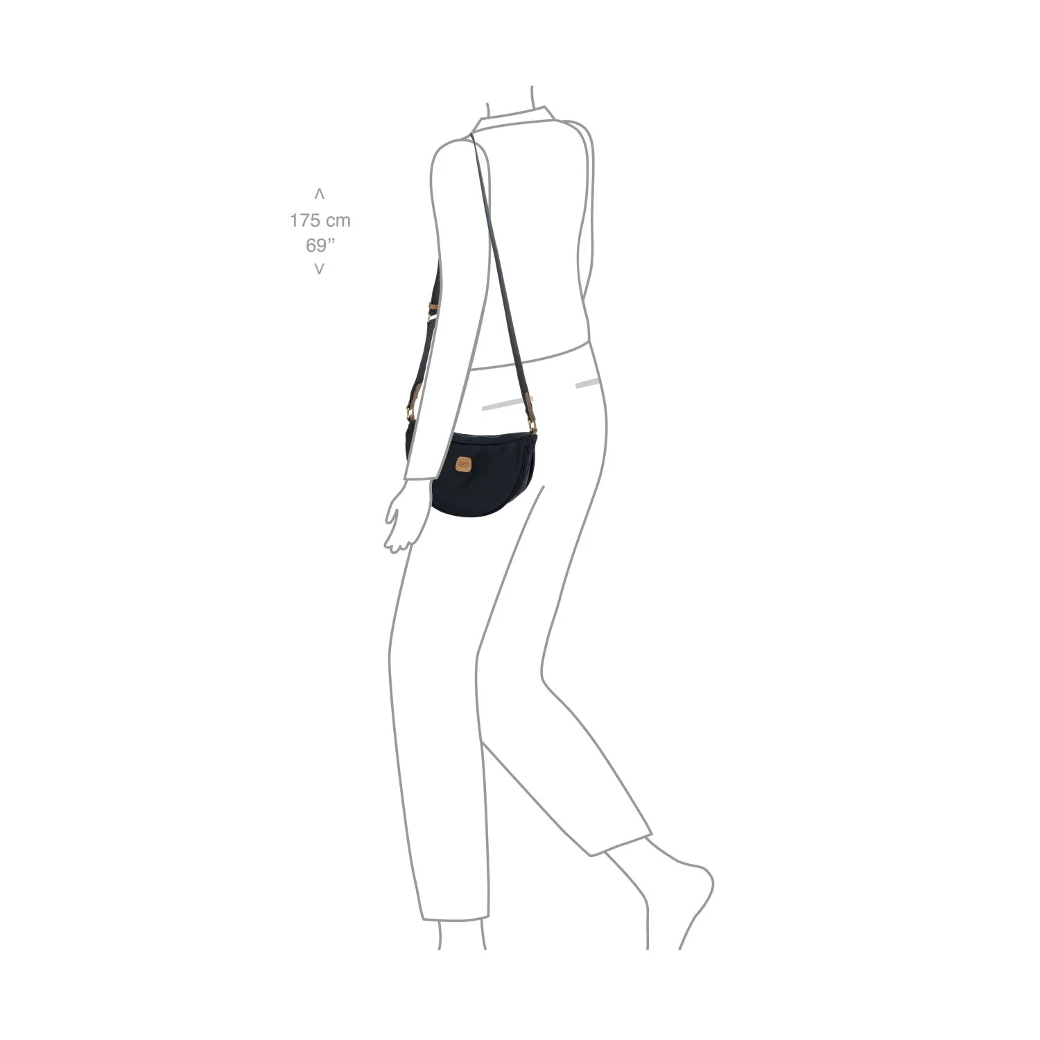 BRIC'S X-Bag Half Moon Bag - Small - Image 7