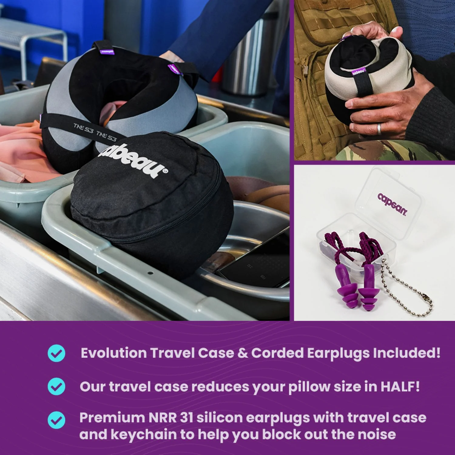 Cabeau TNE S3 Travel Neck Pillow - Image 7
