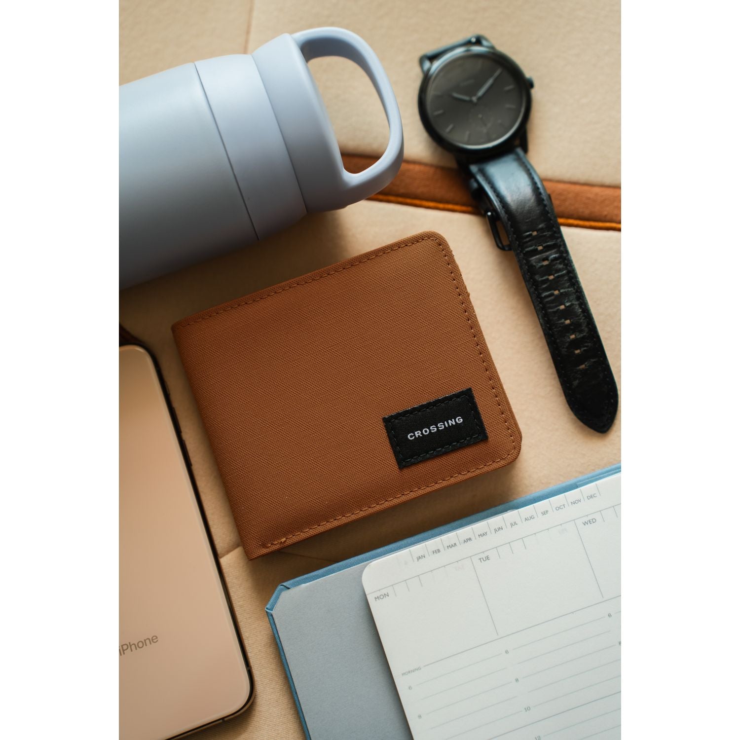 Crossing Bifold Wallet with Coin Pocket & Card Flap RFID - Image 21