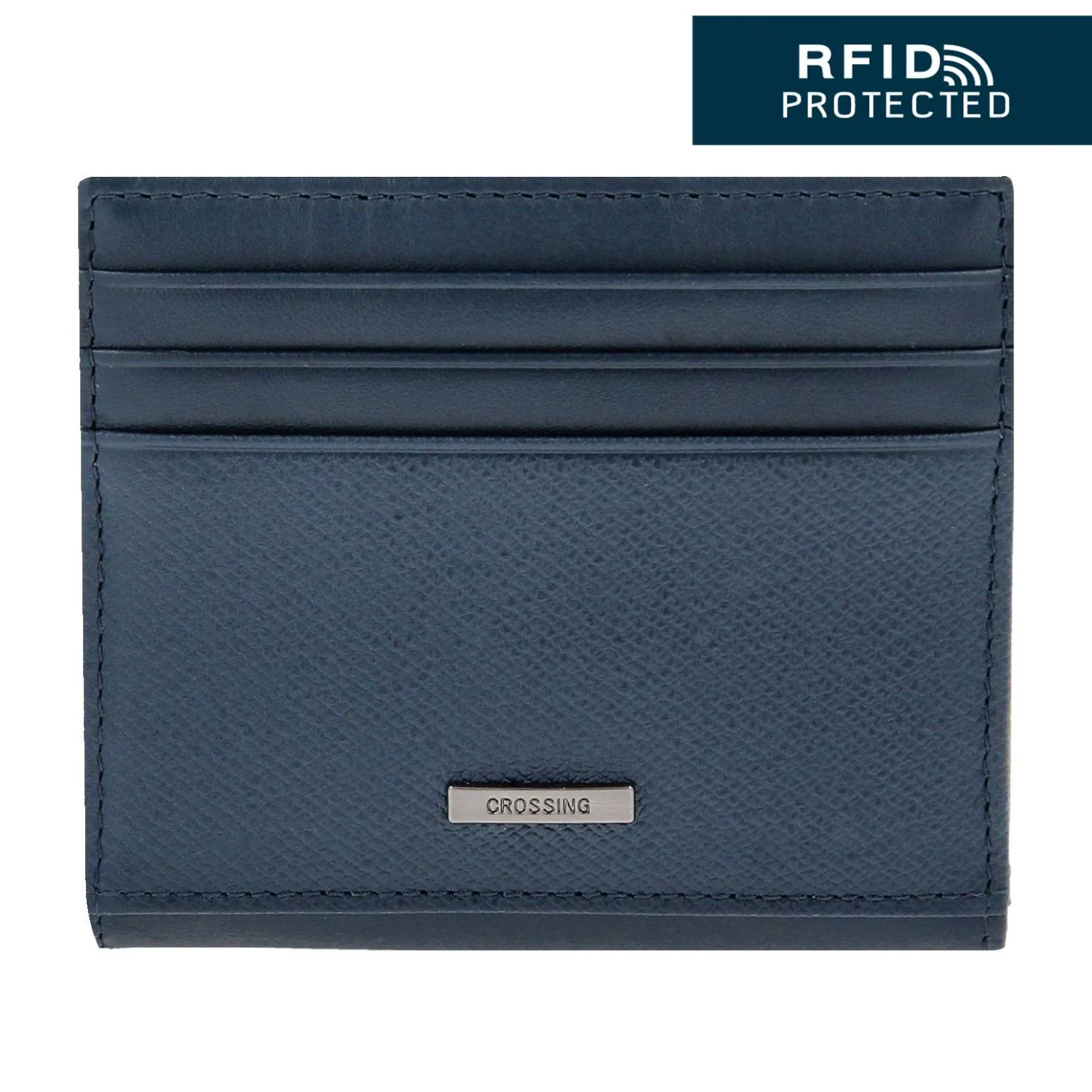 Crossing Elite Leather Card Case With Button Closure RFID - Image 2