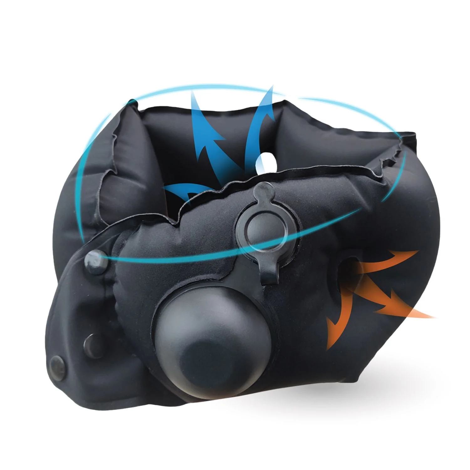 Crossing Inflatable Air Pump Neck Travel Pillow (SA) - Image 6