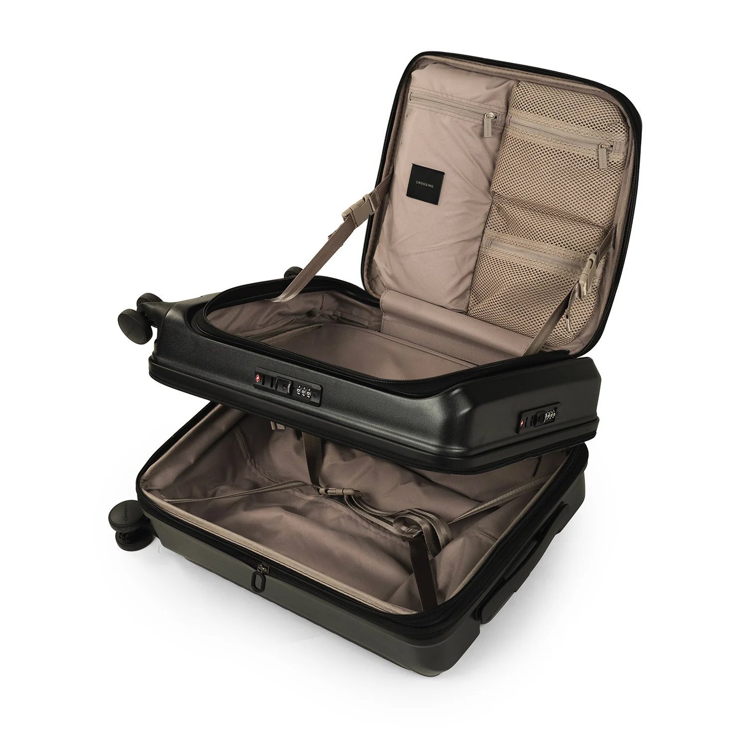 CROSSING INVI 20" Carry On Expandable Luggage With Front & Middle Access - Image 3