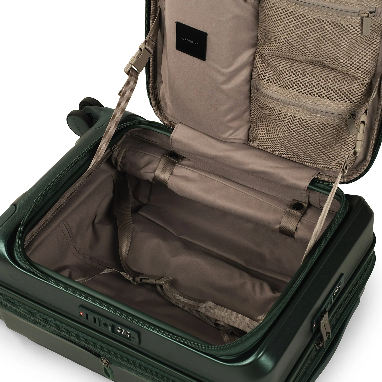 CROSSING INVI 20" Carry On Expandable Luggage With Front & Middle Access - Image 57