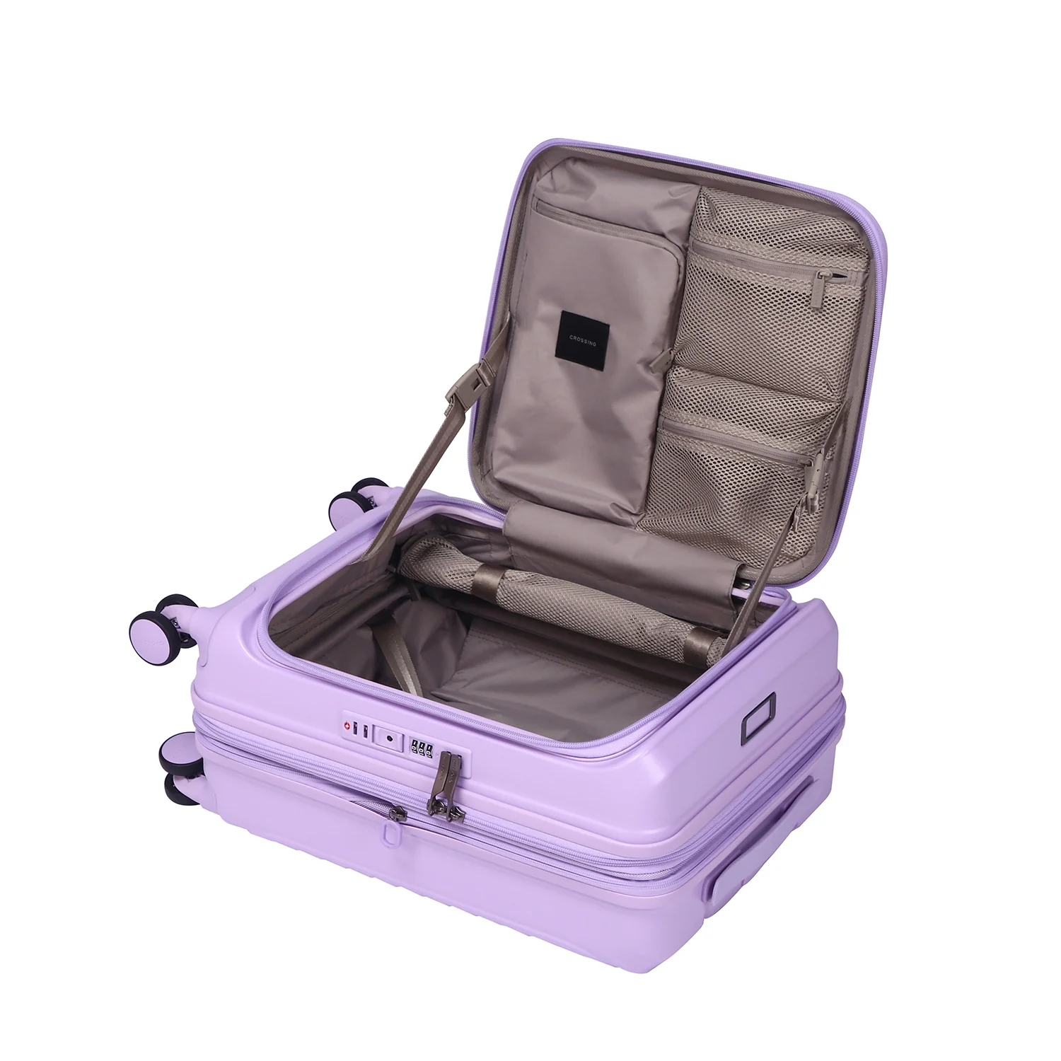 CROSSING INVI 20" Carry On Expandable Luggage With Front & Middle Access V3 - Image 95