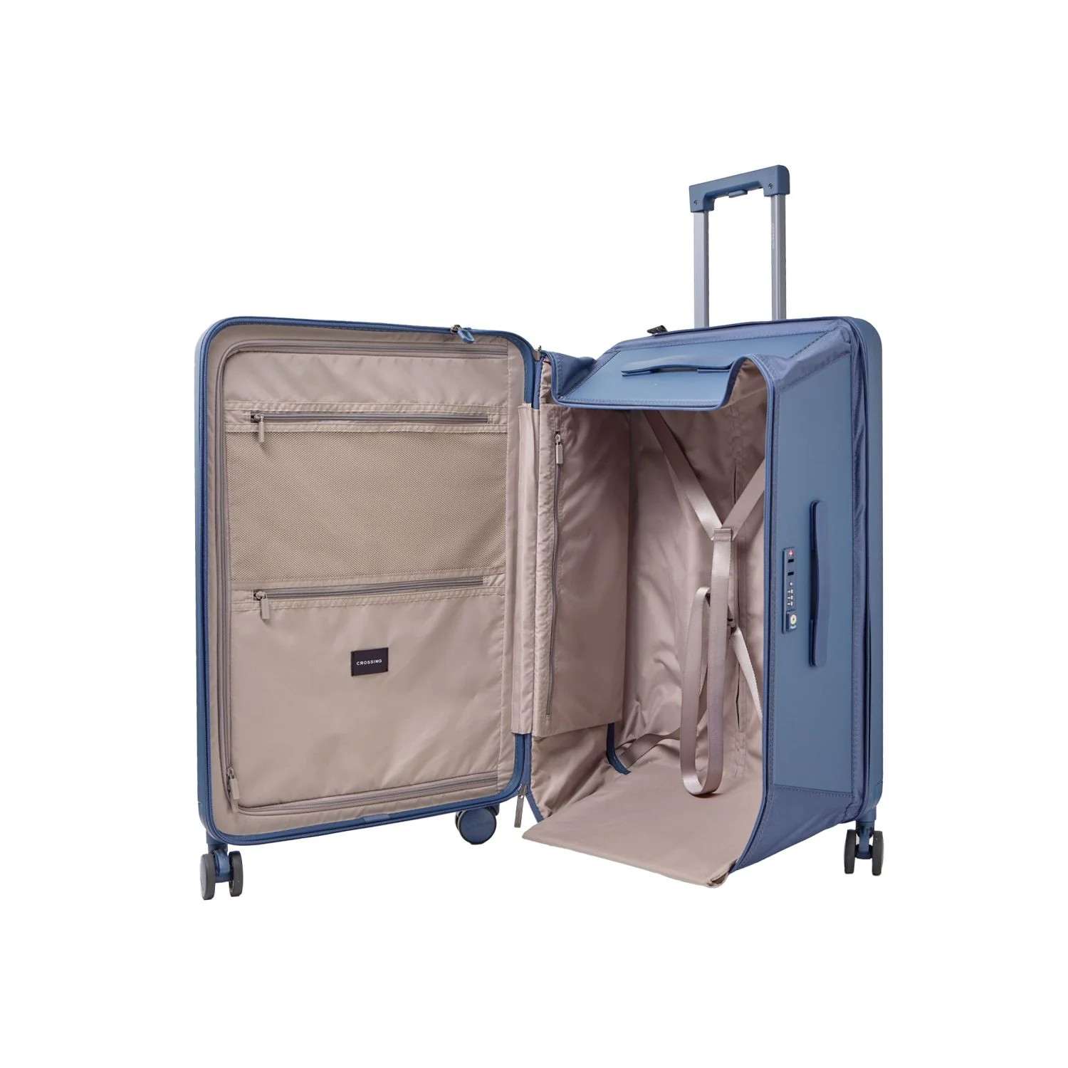 Crossing Ori Collapsible Polycarbonate 26" Medium Luggage - Image 23