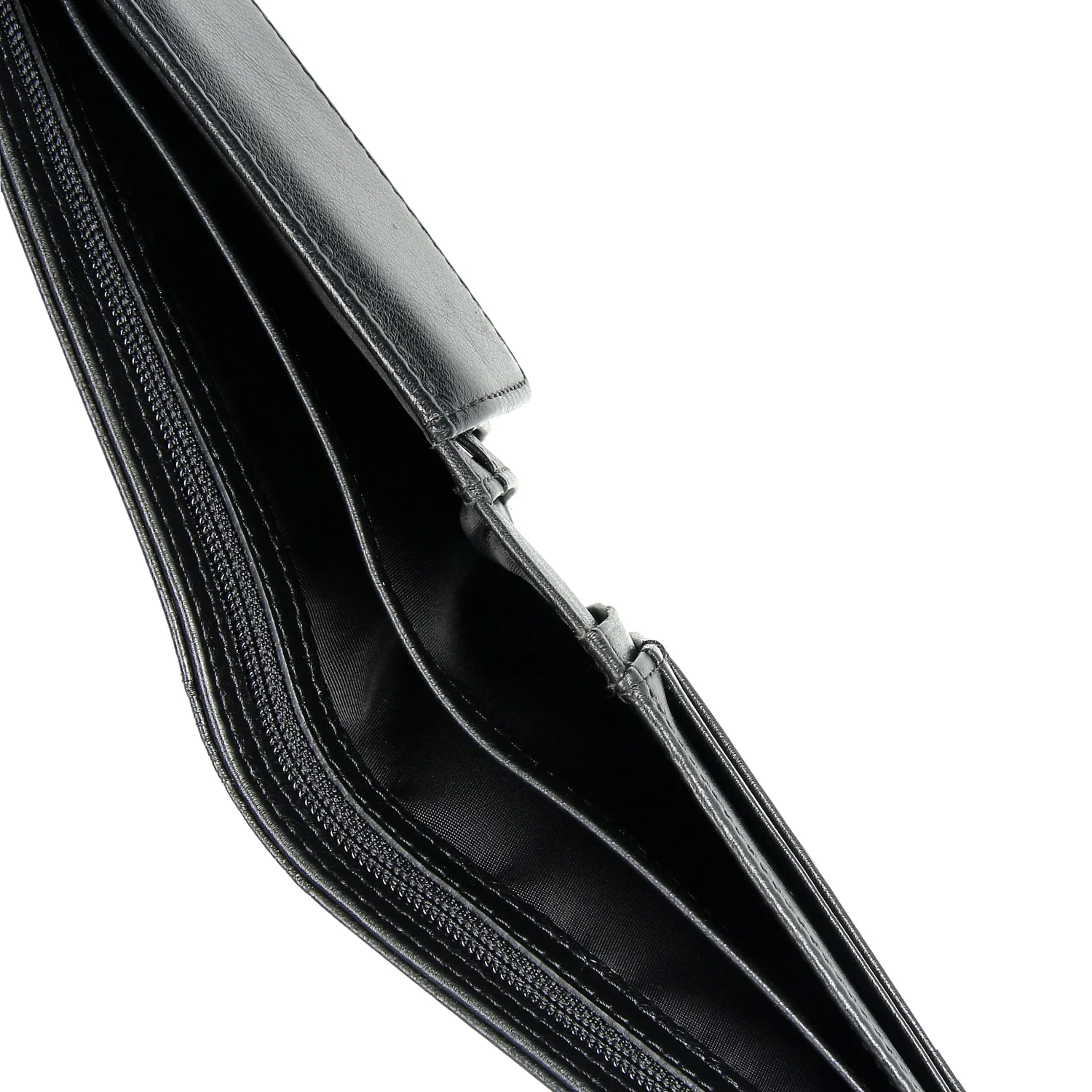 Crossing Prime Bi-Fold Nappa Leather Wallet With Window/Coin Pocket And Zip - Image 3
