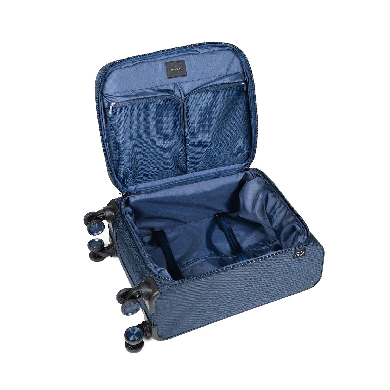 Crossing RECO Recycled Lightweight Soft Case Carry On Luggage T22 - Image 21
