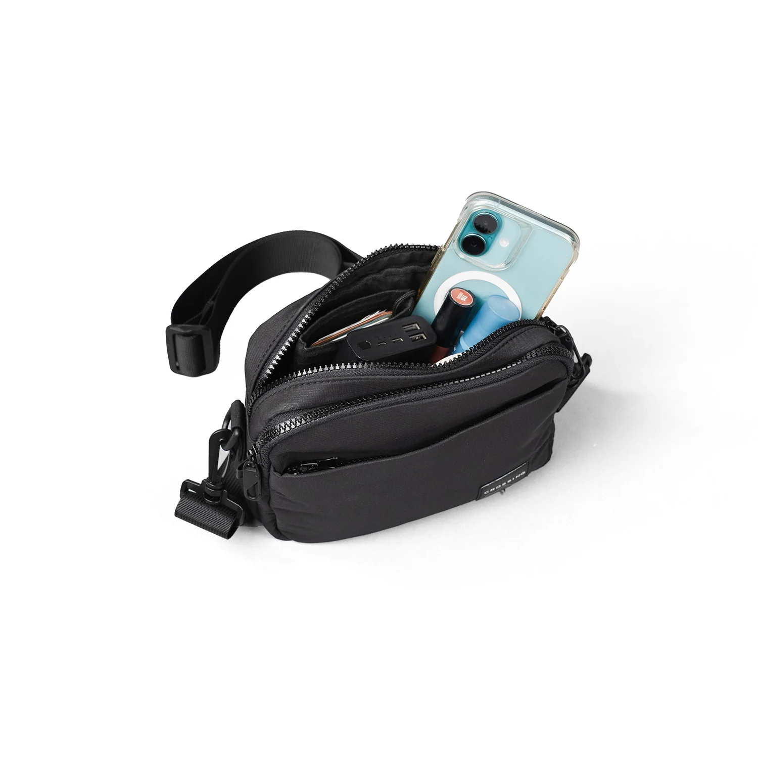 Crossing Sam Anti-Theft RFID Crossbody Bag - Image 2