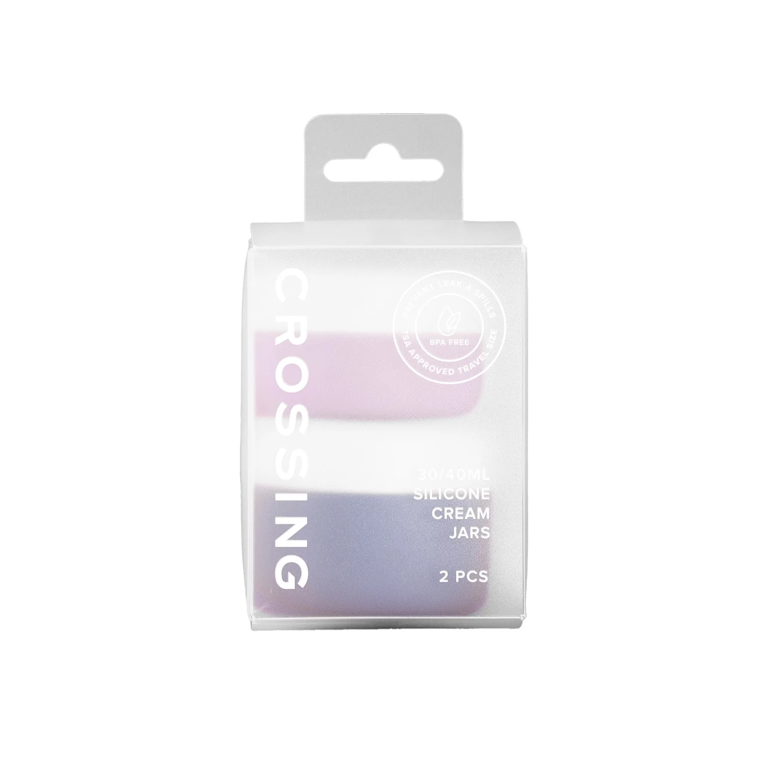 Crossing Silicone Leak Proof TSA Approved Travel Size Cream Jar 30/40 ml (2 Pack) - Image 11