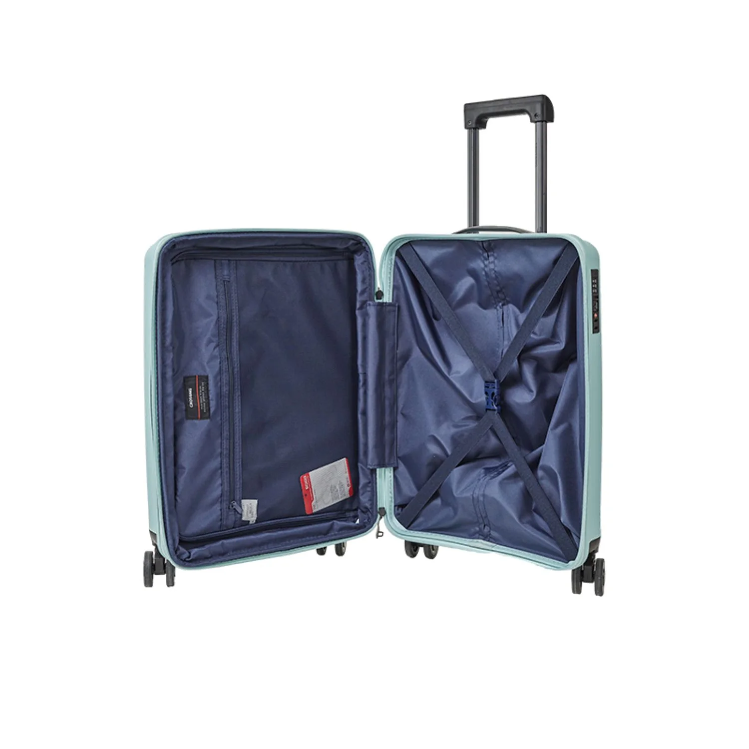 Crossing Supra Polypropylene Expandable 20" Carry On Luggage Spinner - Image 17