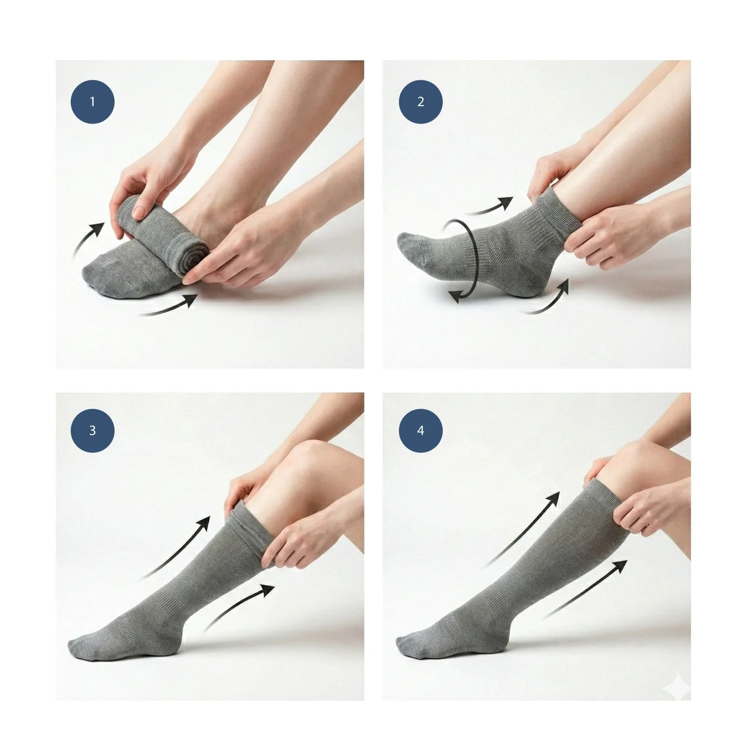 Crossing Travel & Flight Compression Socks  M - Image 3