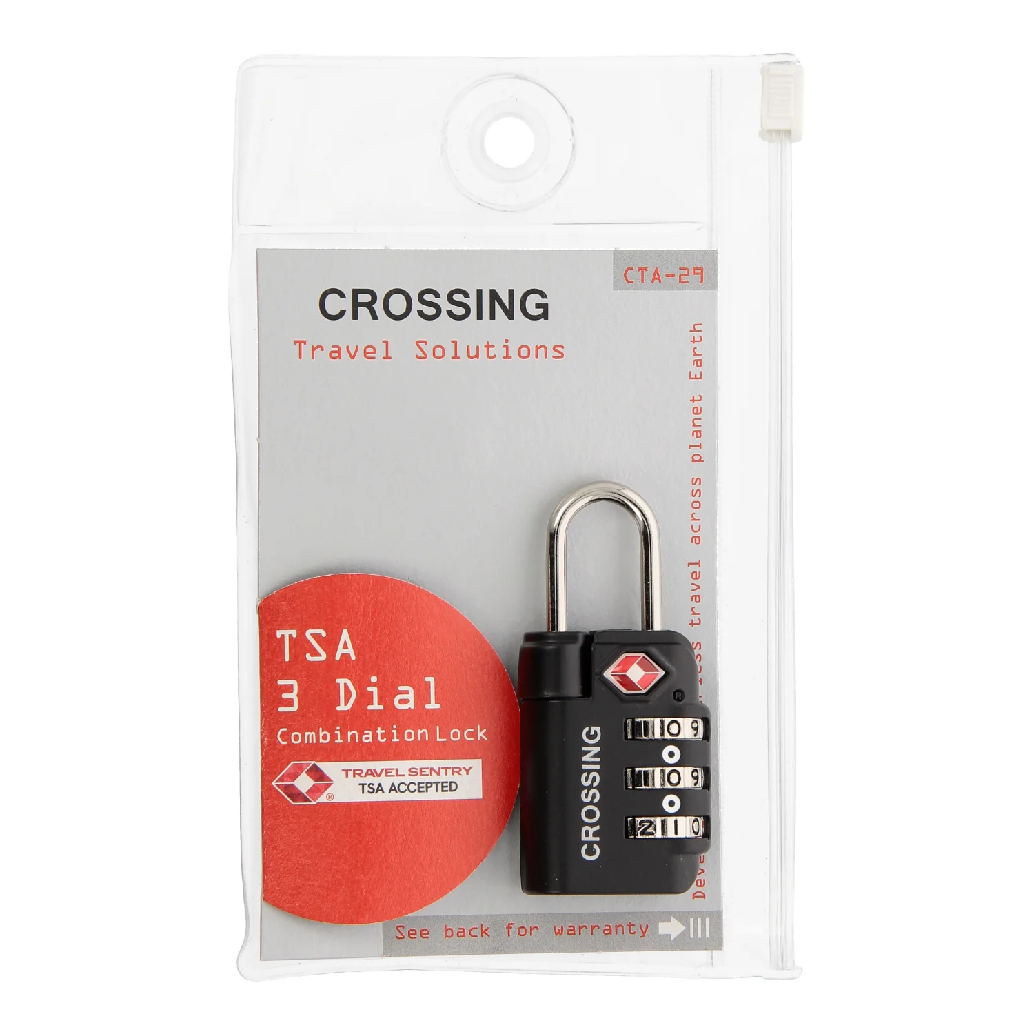 Crossing Travel Sentry Approved 3-Dial Combo Lock - Image 2