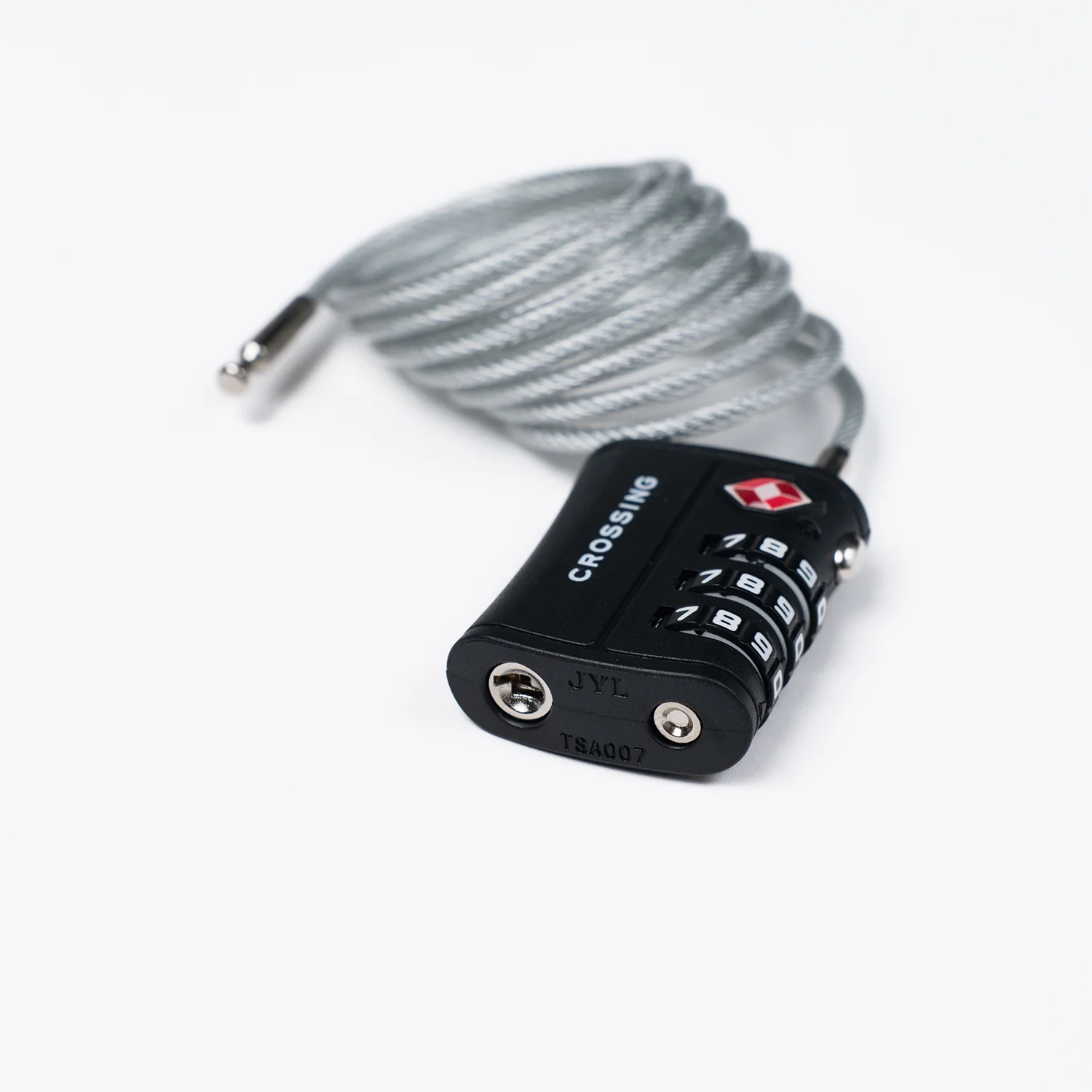 Crossing Ultra-Light TSA 3-Dial 1M Cable Lock - Image 2