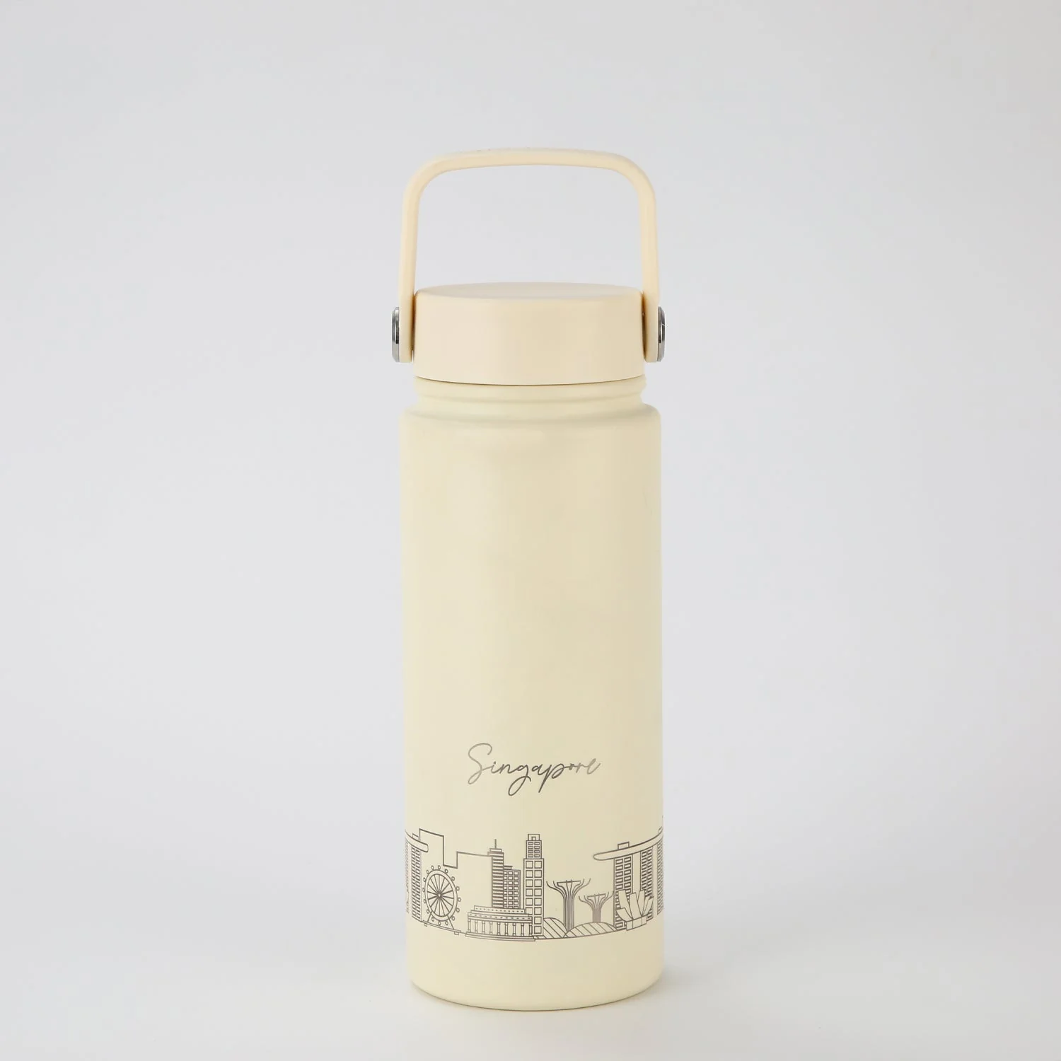 Crossing Urban Ceramic S/S Insulated Flat Cap Bottle With Handle 600ml (SA) - Image 11