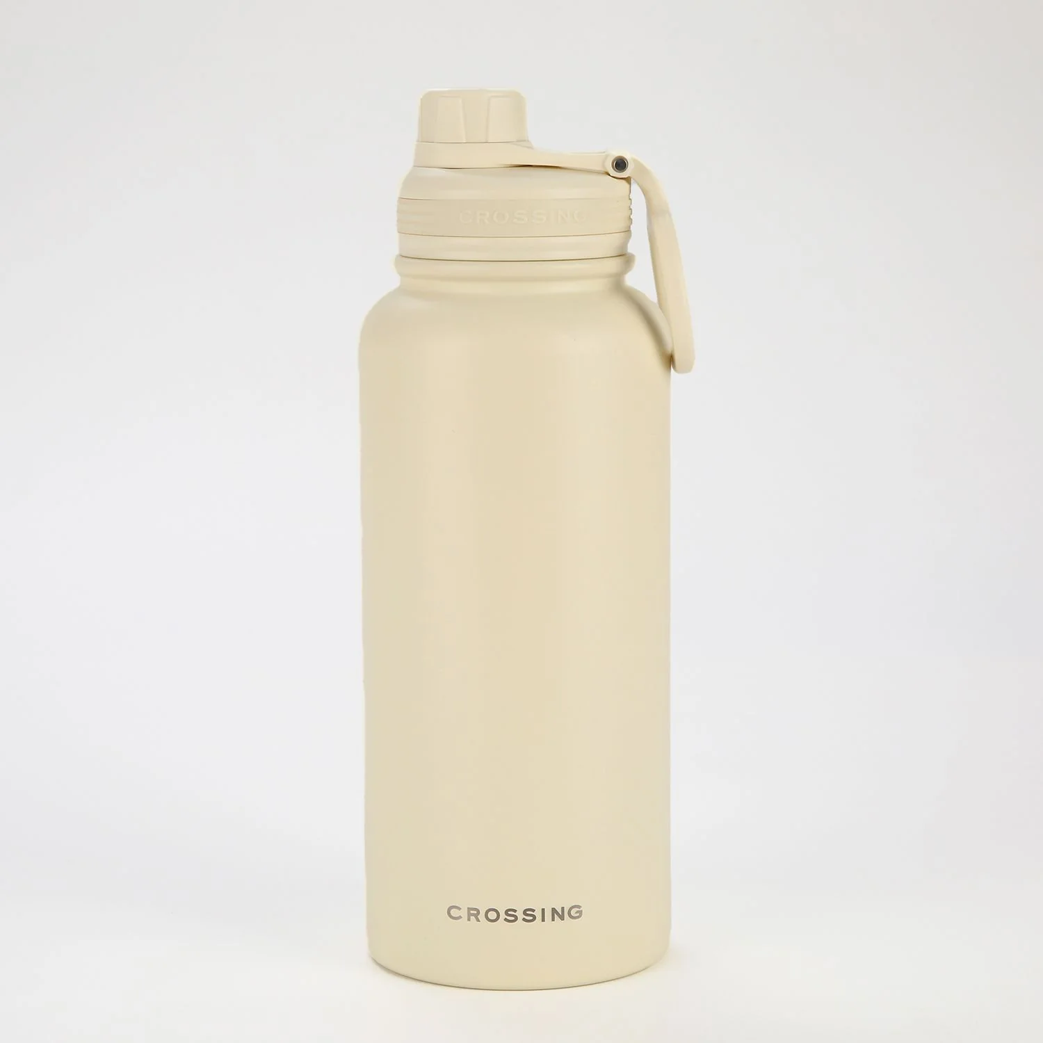 Crossing Urban Ceramic S/S Insulated Screw Cap Sports Bottle With Handle 1000ml
