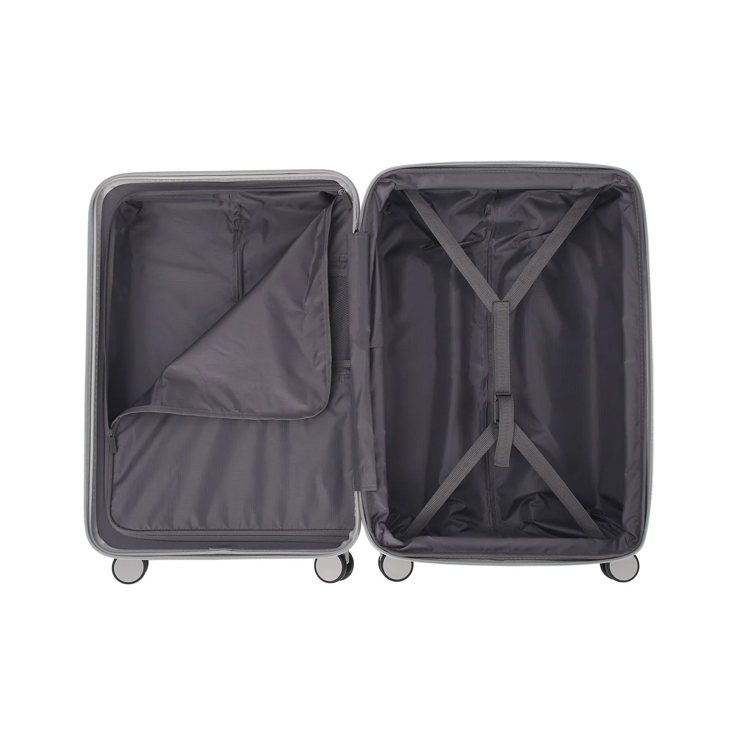 Crossing Vive Polycarbonate Expandable Medium Luggage T25 - Image 42