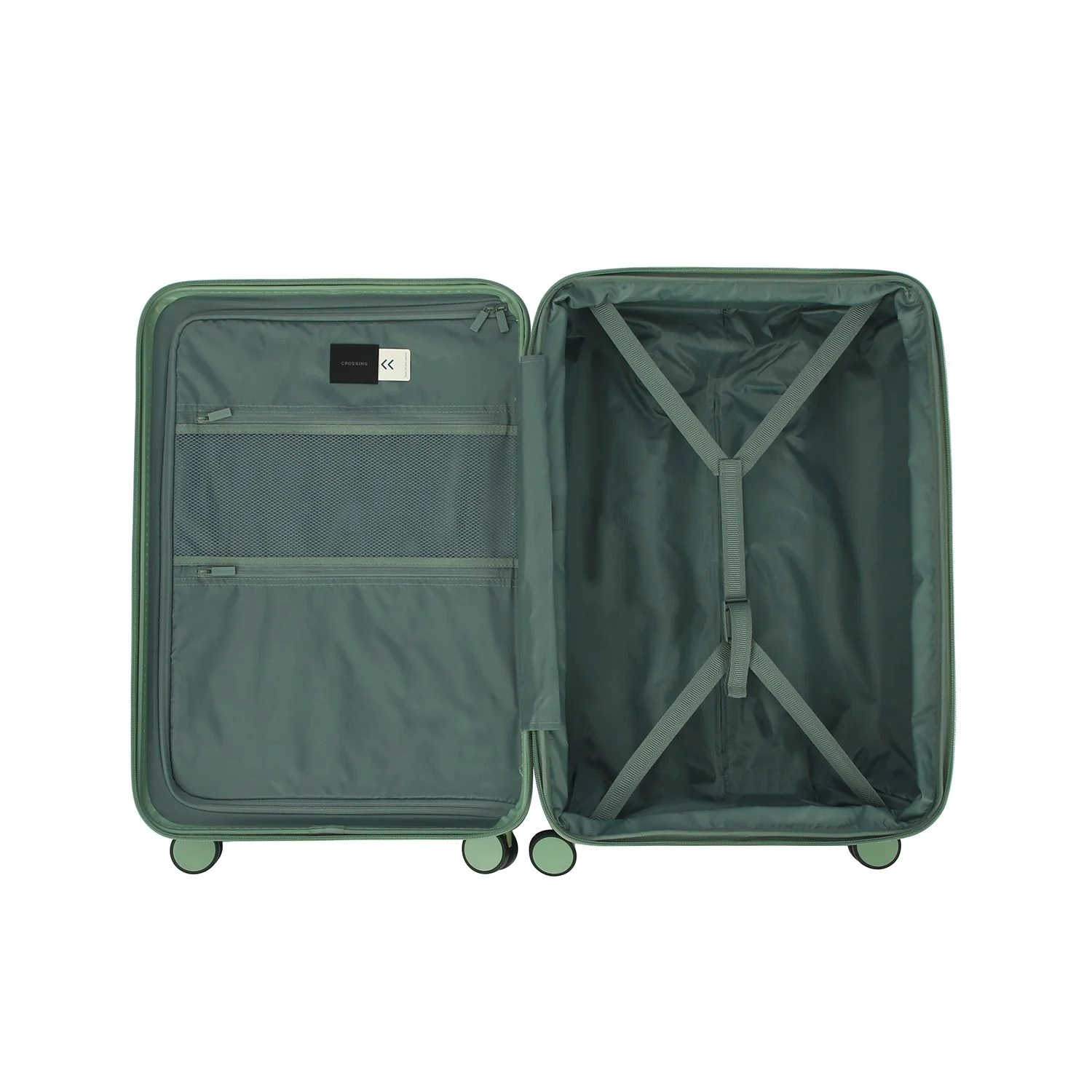 Crossing Vive Polycarbonate Expandable Medium Luggage T25 - Image 55