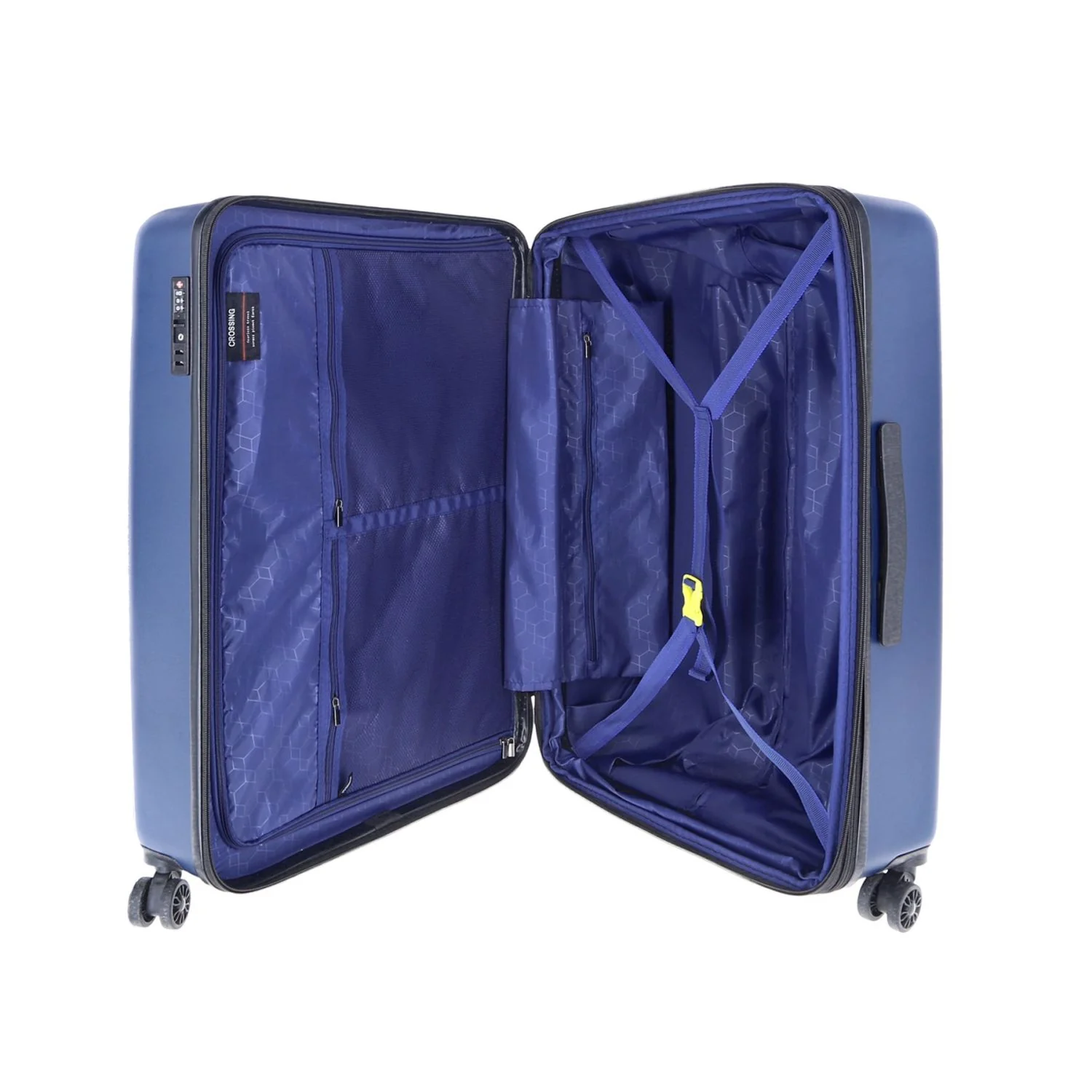 Crossing Wanderer Polycarbonate Expandable 24" Medium Luggage Spinner - Image 38