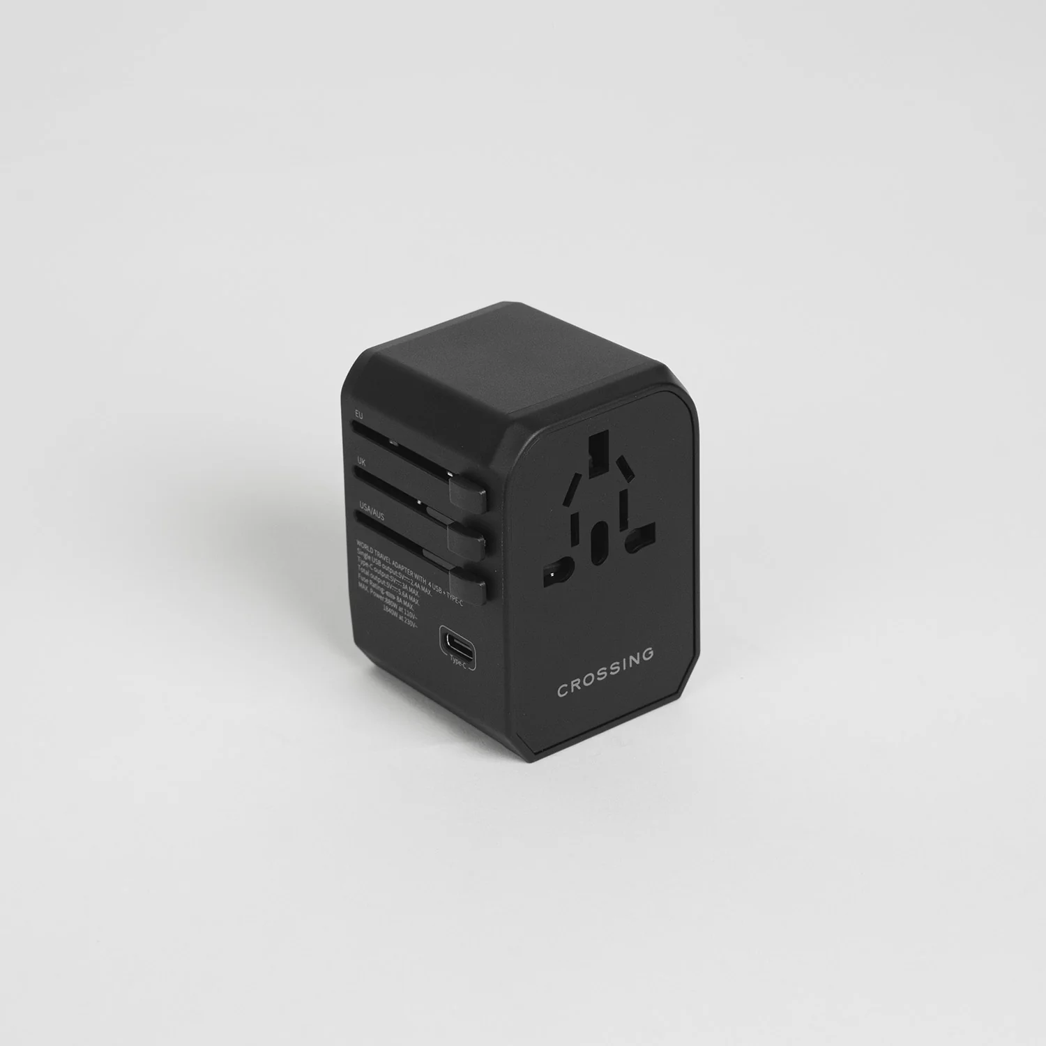 Crossing World Travel Adaptor with 4 X USB and 1 X USB-C - Image 8