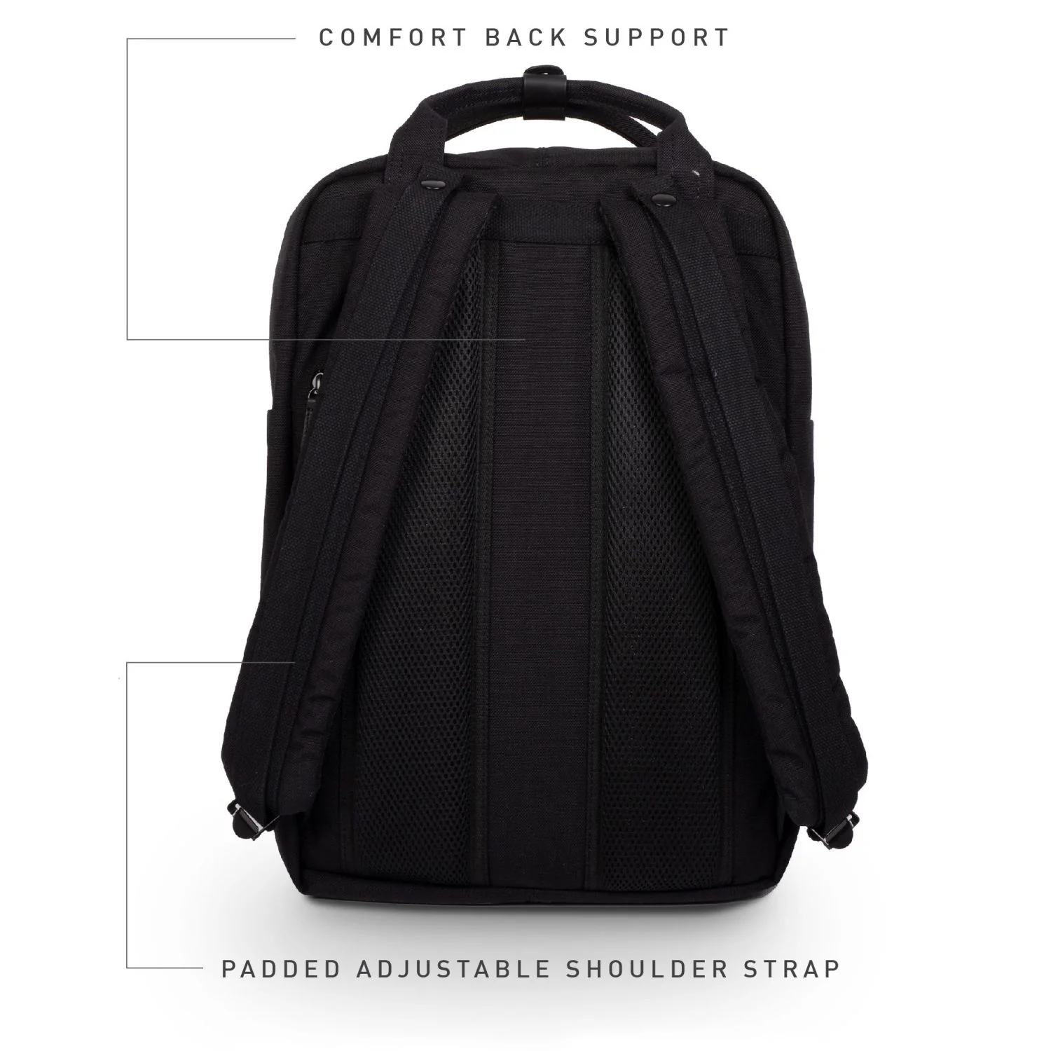 Doughnut Macaroon Large Cordura Black Series Backpack - Image 5