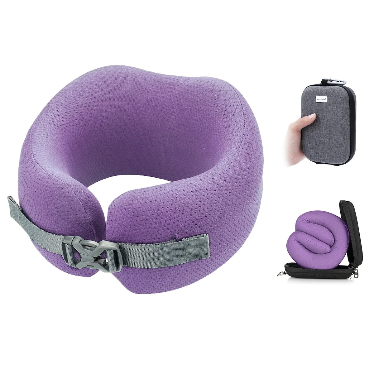 Easynap Foldable Pocket Travel Neck Pillow With Pouch Small - Image 7
