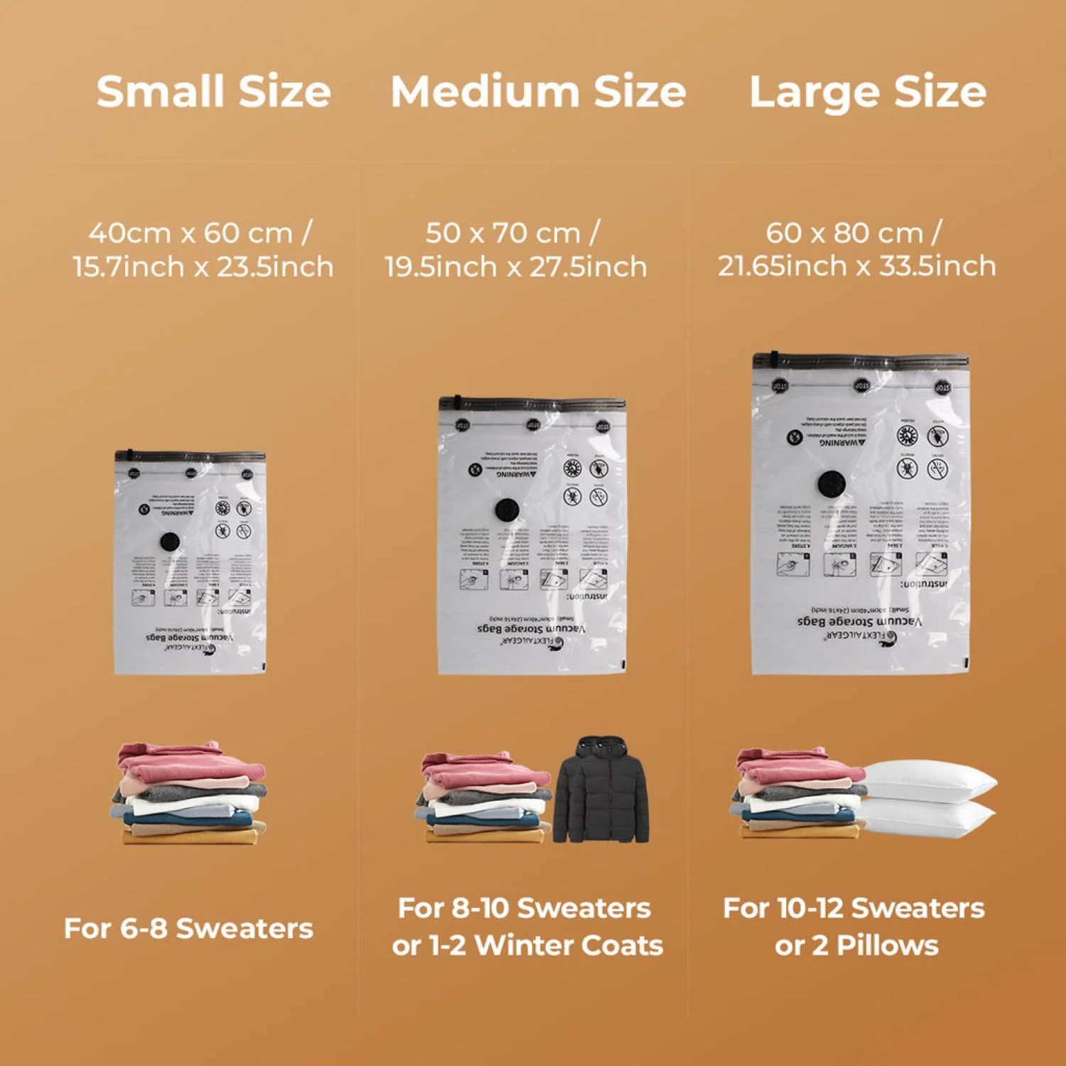 Flextail Vacuum Storage Bag (4 Pack) - Image 14