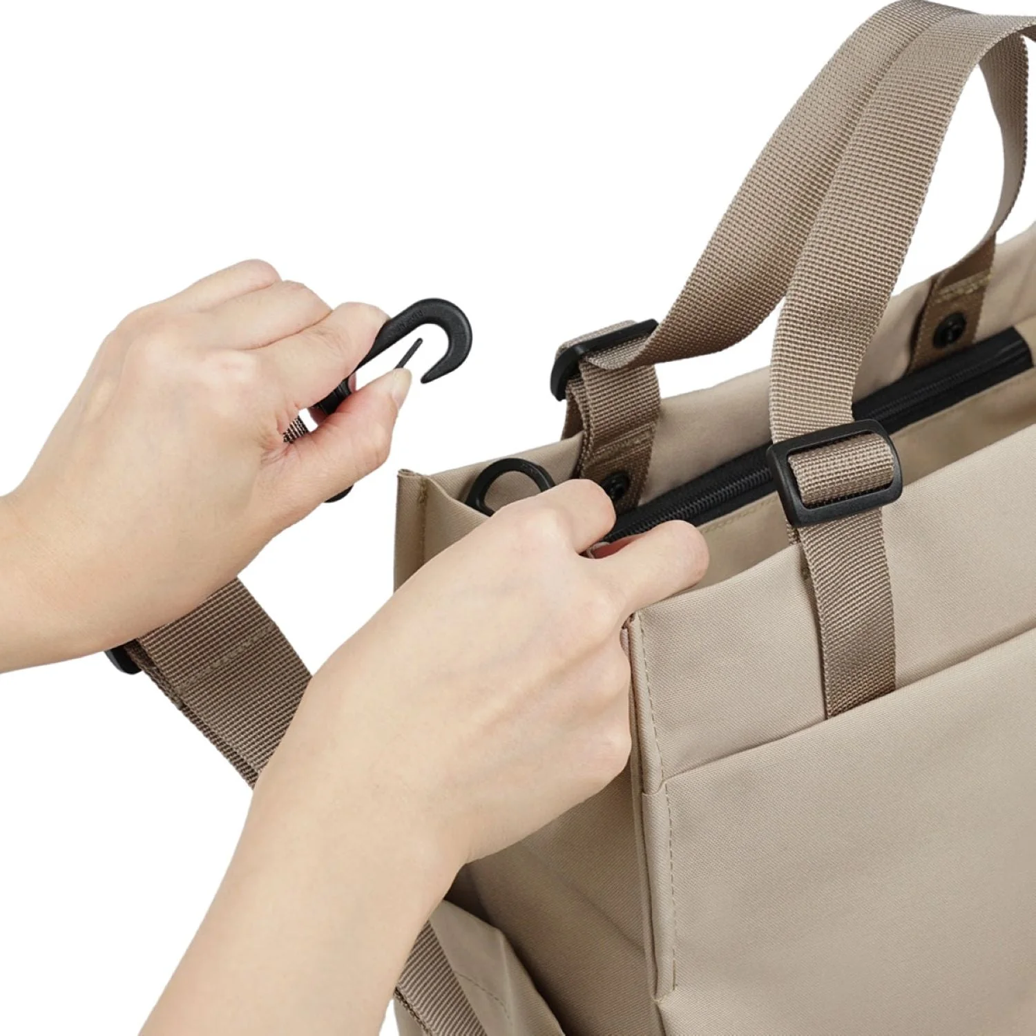 Hellolulu Luke 3 Way Vertical Tote Recycled (SA) - Image 5