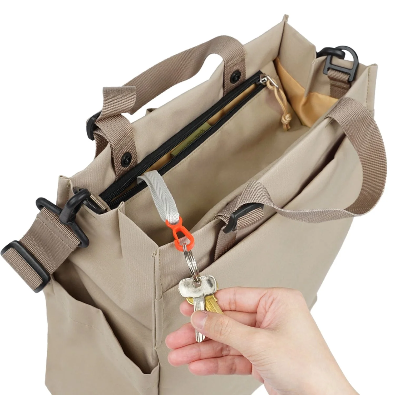 Hellolulu Luke 3 Way Vertical Tote Recycled (SA) - Image 9