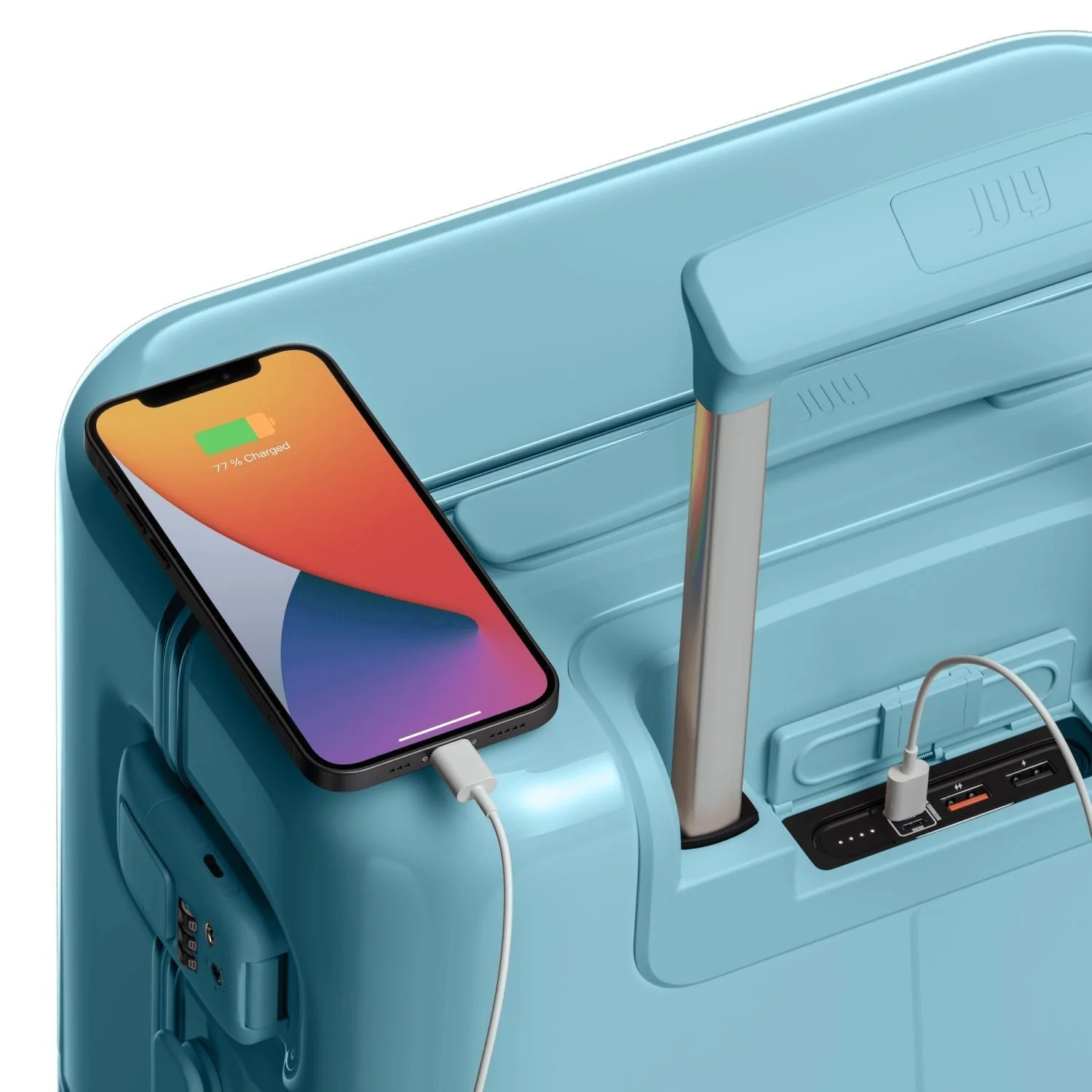 July Carry On Trunk Polycarbonate With Fastcharge USB-C 21" Luggage (SA) - Image 25