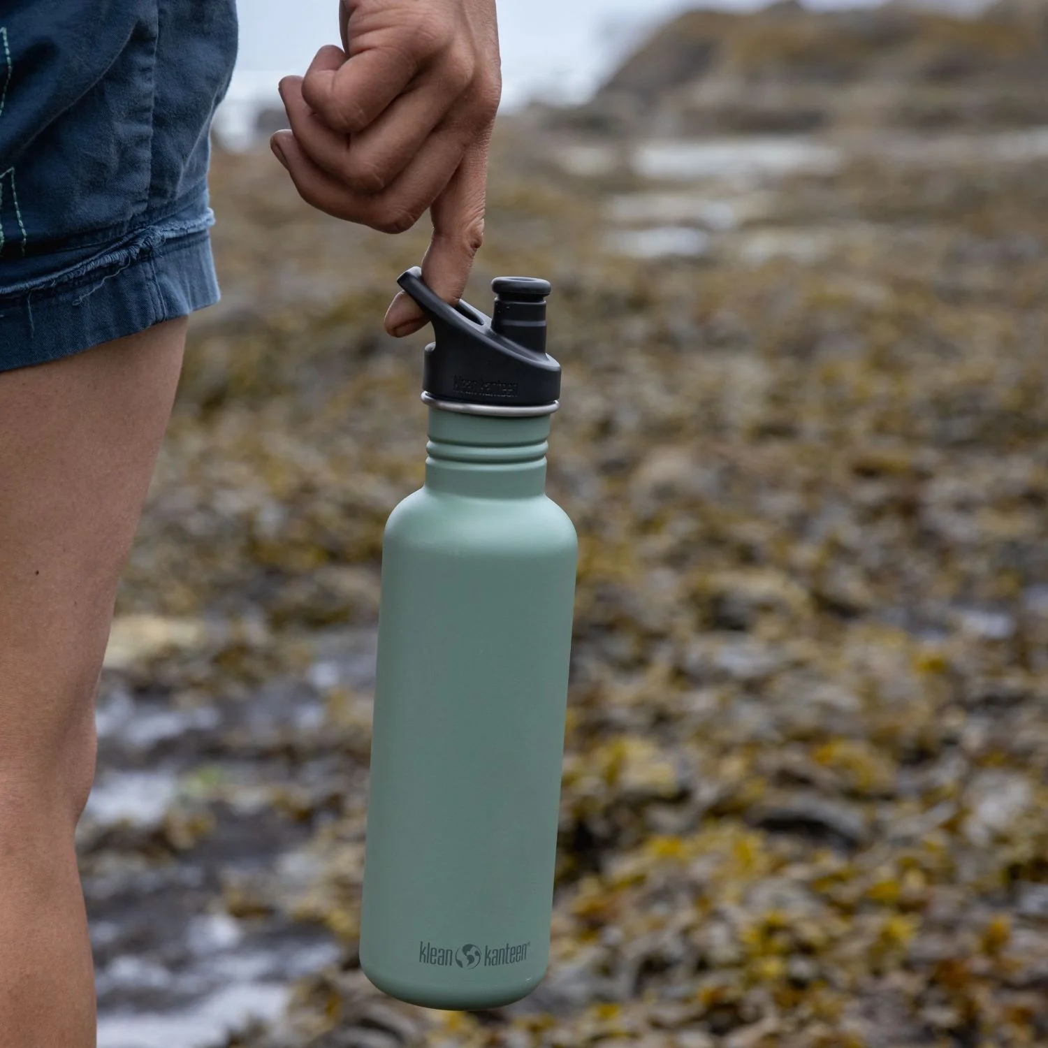Klean Kanteen Classic 18oz Water Bottle (with Sport Cap) V2 - Image 8