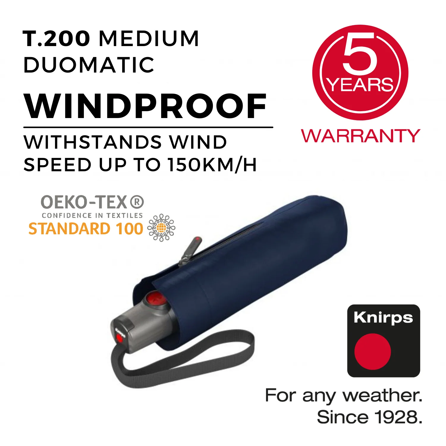 Knirps T.200 Medium Duomatic Umbrella - Image 6
