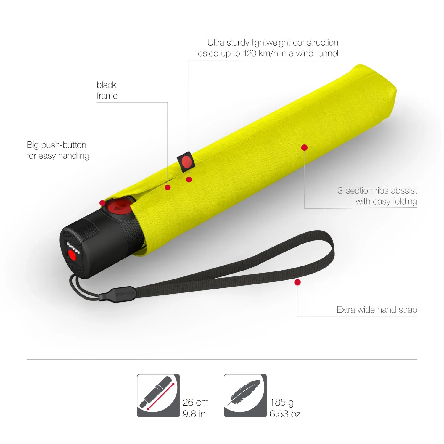 Knirps U.200 Ultra Light Duomatic Umbrella - Image 18