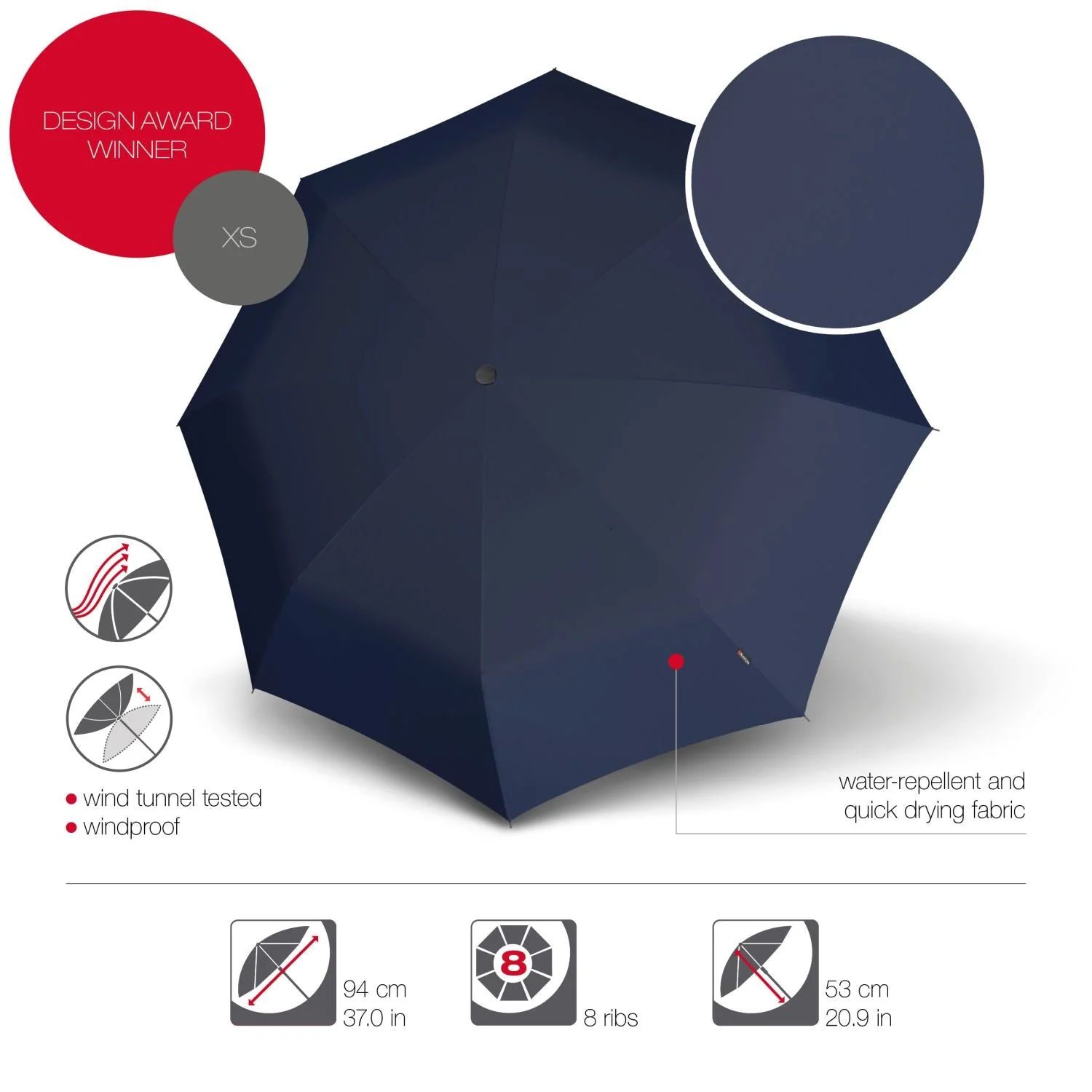 Knirps X1 Manual Umbrella (UV Protection) - Image 22
