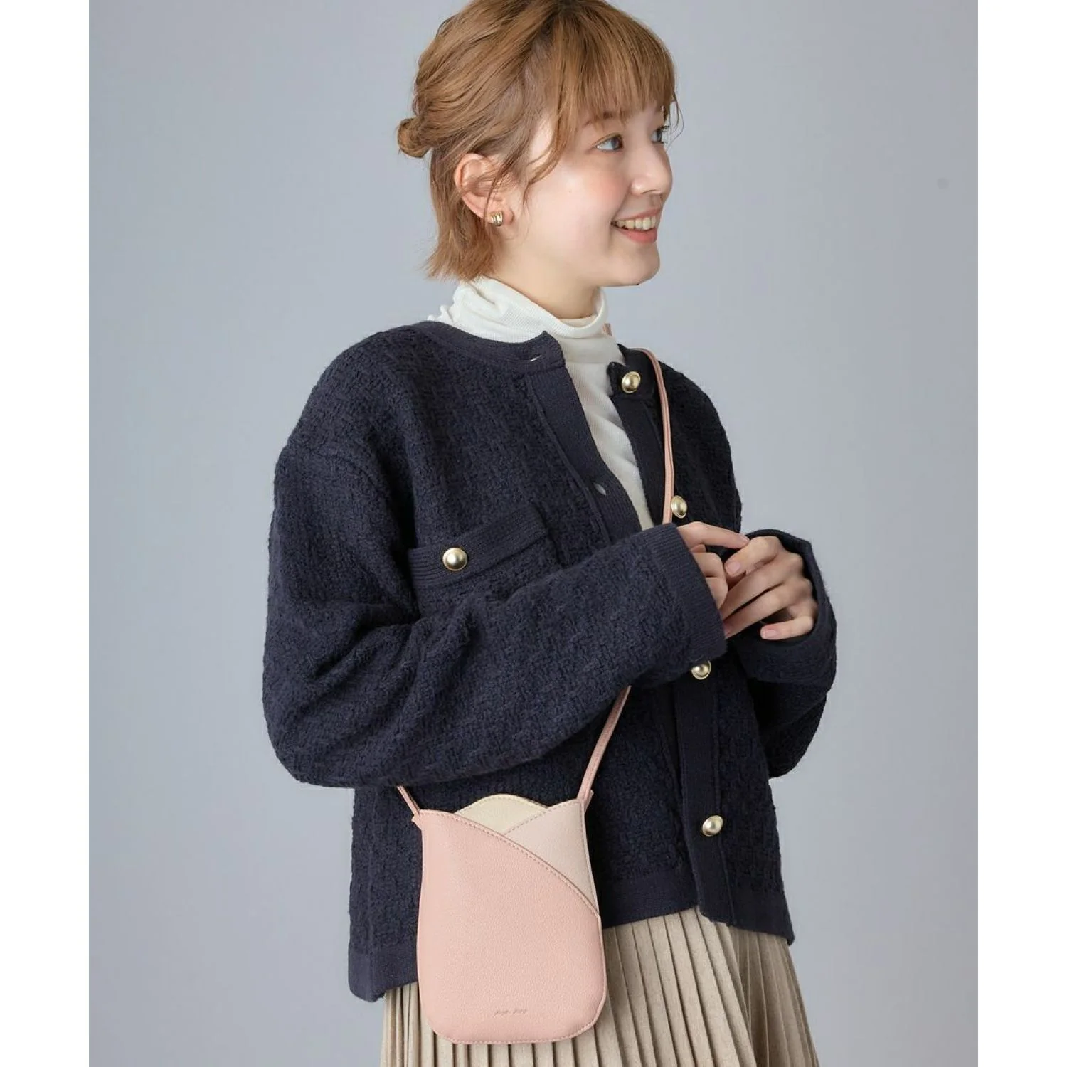 Legato Largo Tulip Faux Leather Series Smart Phone Shoulder Bag - Image 15