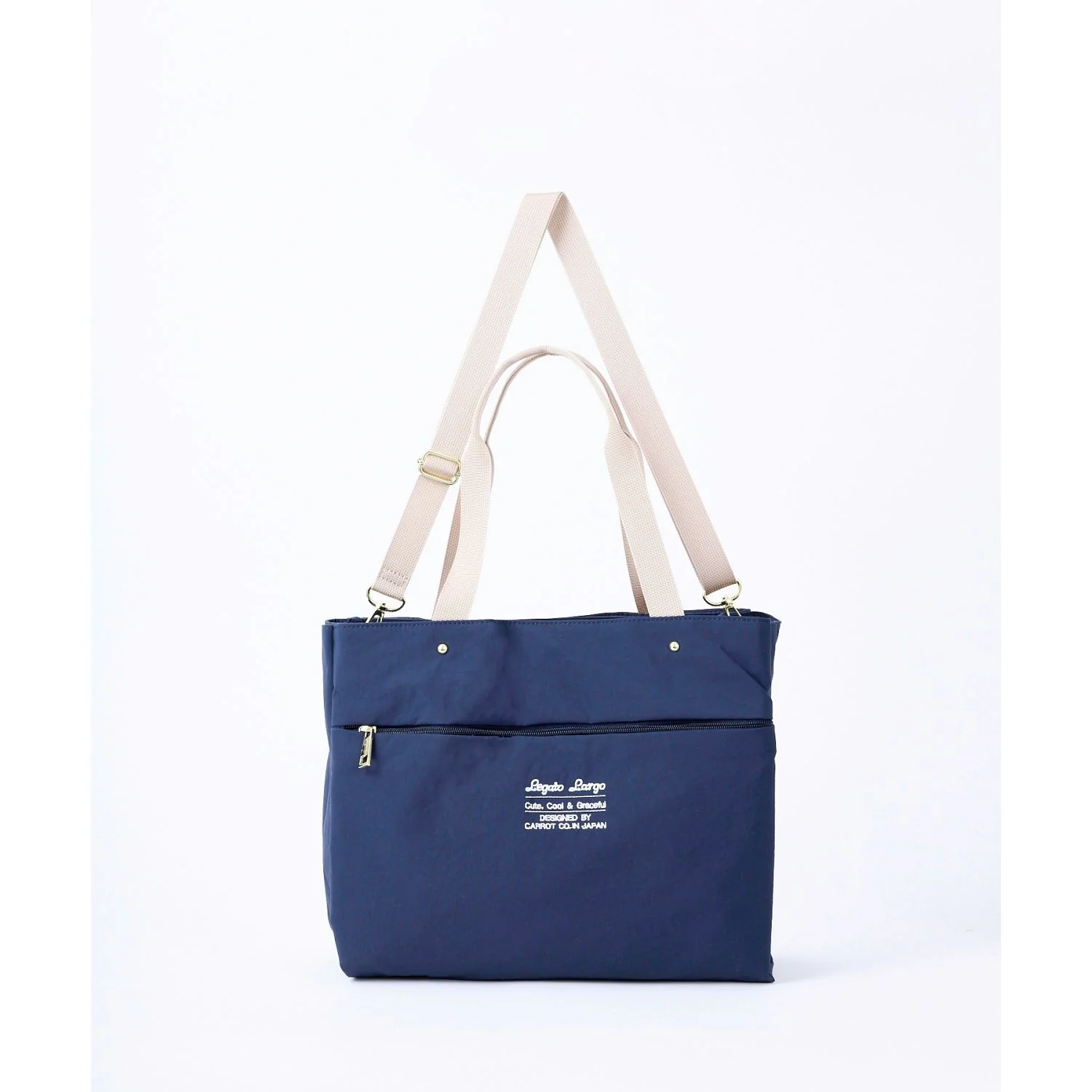 Legato Largo Washable Nylon 2Way Tote Bag - Image 3