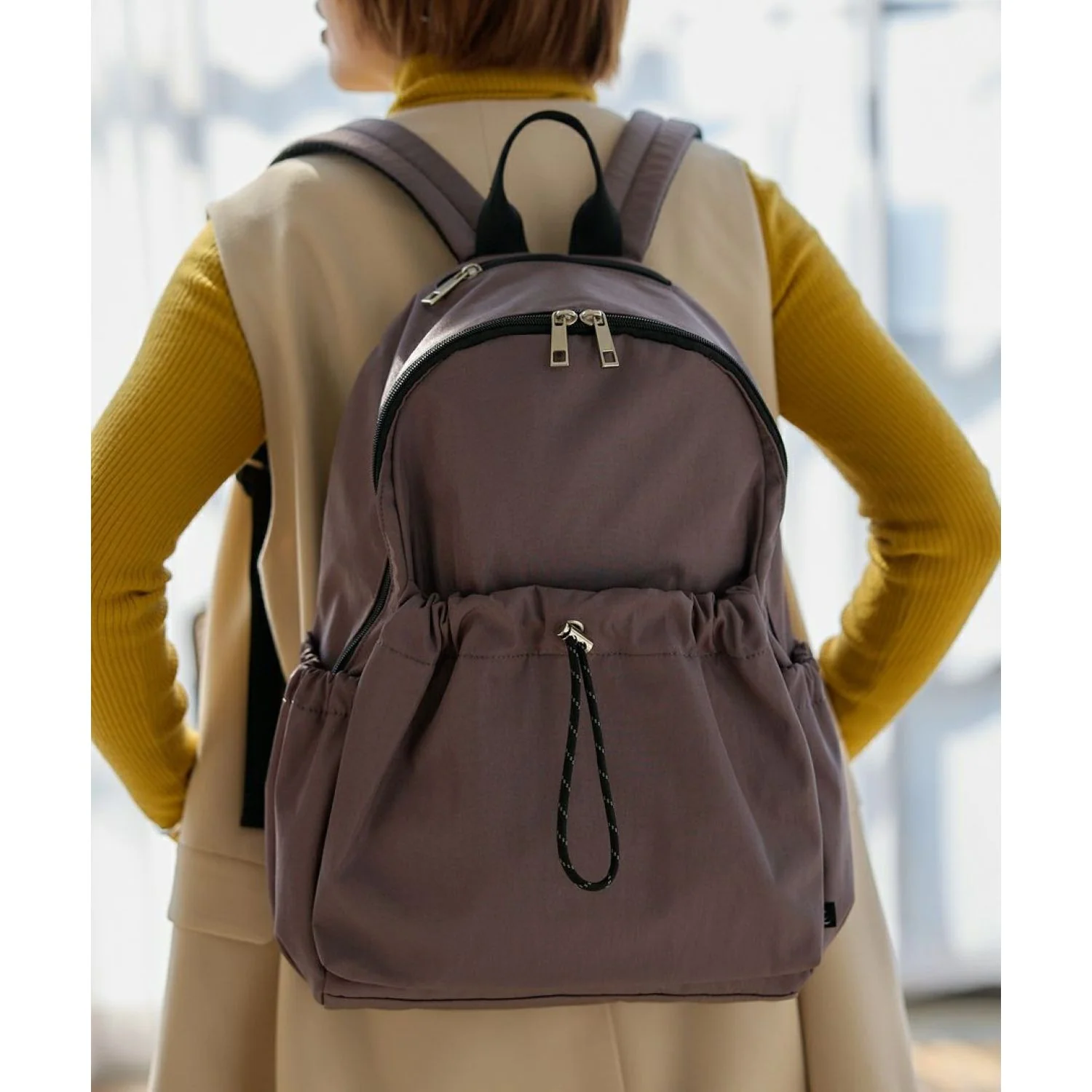 Legato Largo Water Repellent Drawstring Series Backpack - Image 43