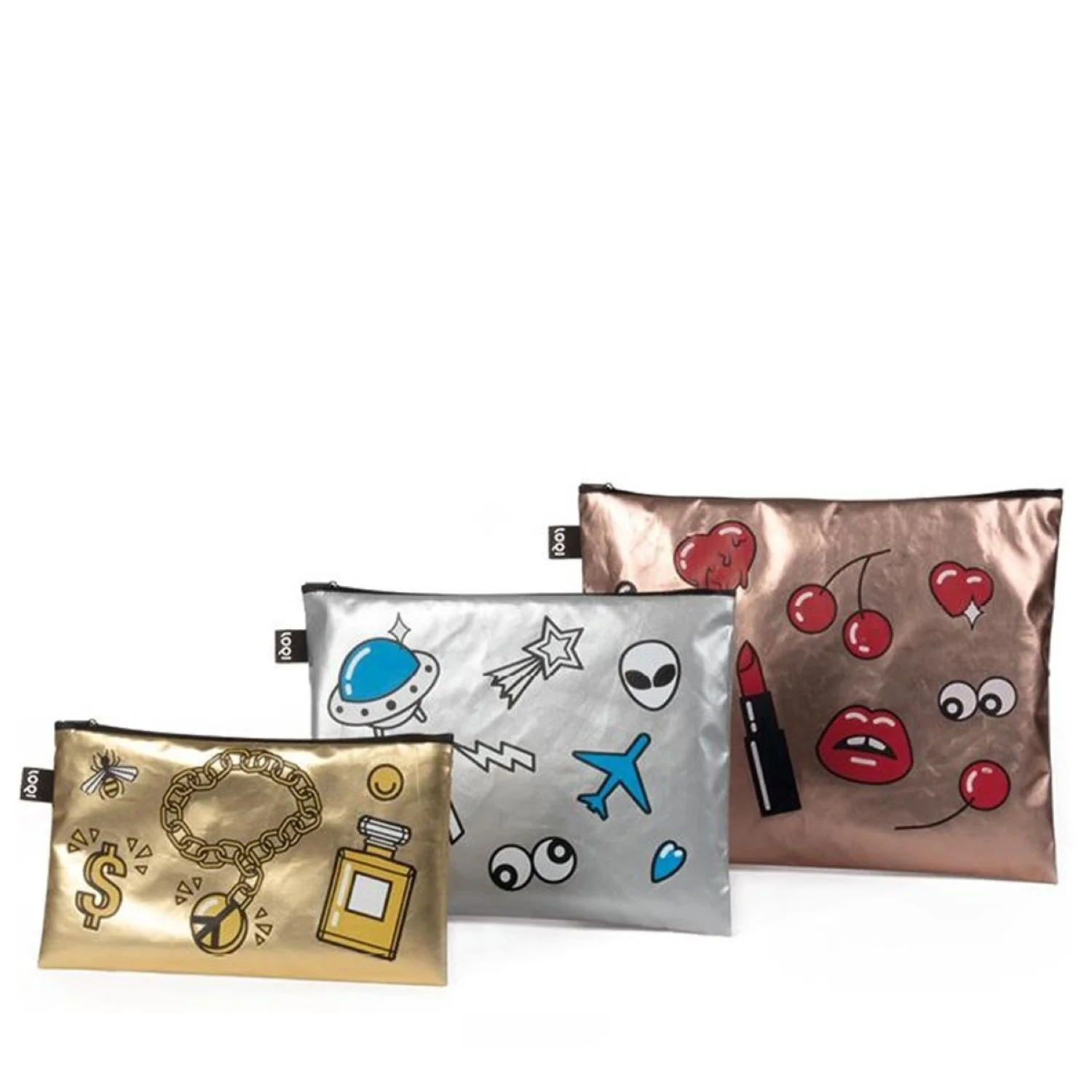 Loqi Metallic Zip Pockets - Image 2