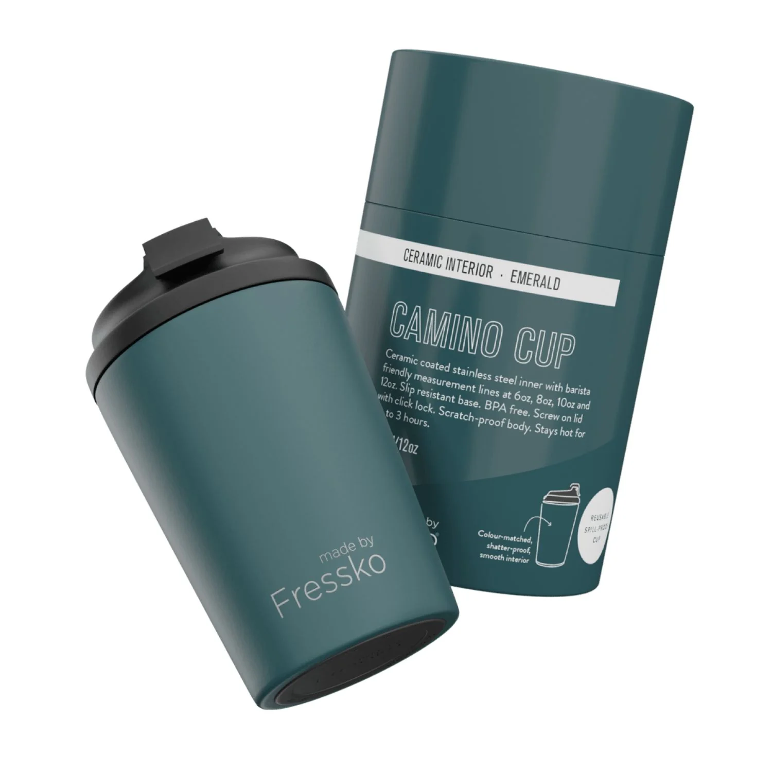 Made By Fressko Camino 12oz Insulated Ceramic Cup - Image 8
